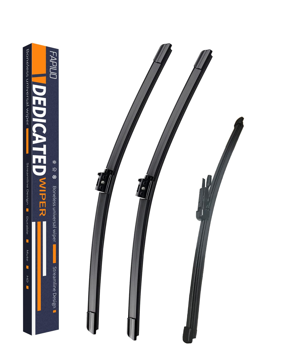 Replacement For Mercedes-Benz Glc300 2016-2021,Glc43 Amg 2017-2021,Glc250 2017-2021, Silent Wipers -Fapiuo Front Windshield Wipe