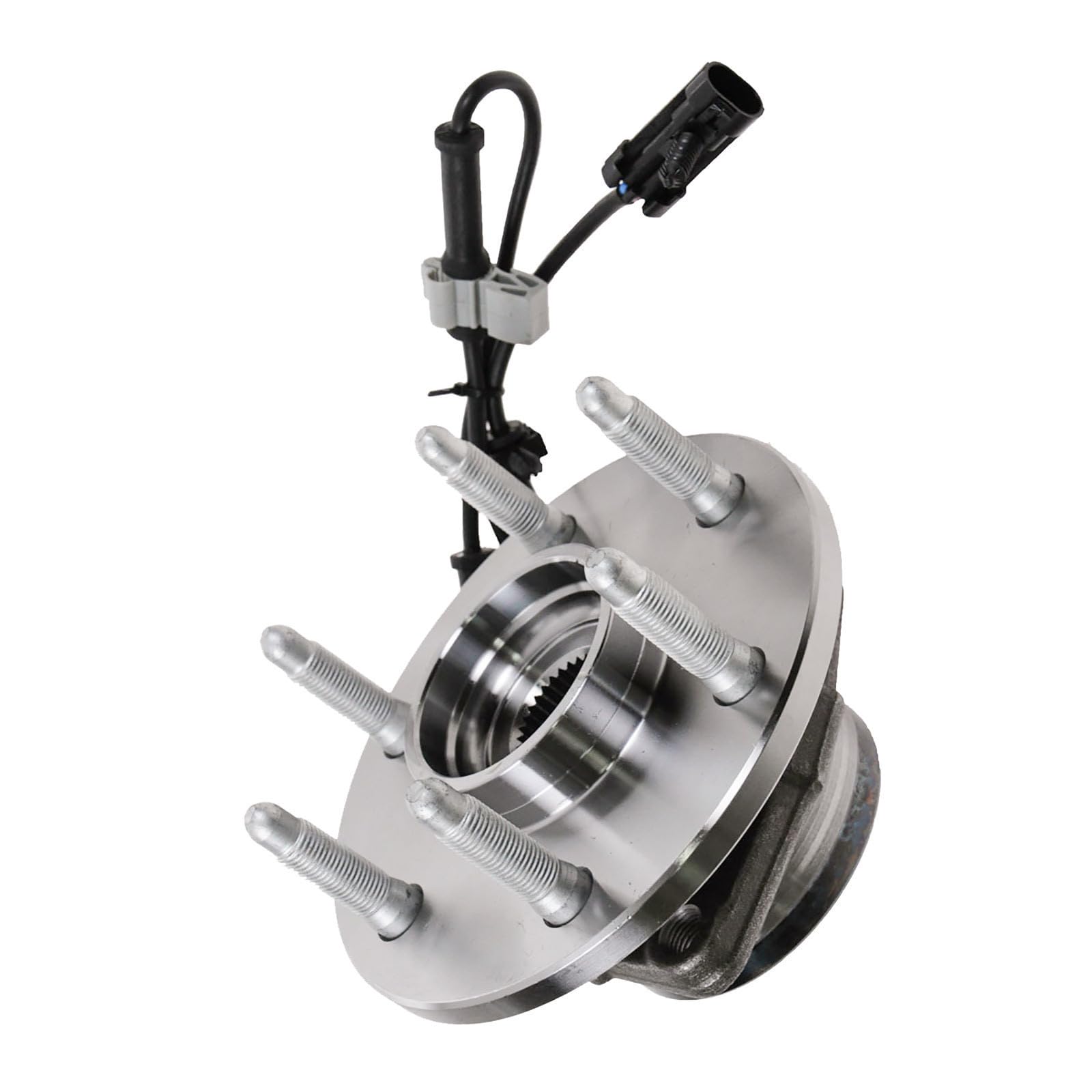 Trq Front Wheel Bearing & Hub Assembly 4Wd With Abs Sensor Compatible With 2002-2006 Cadillac Escalade 2003-2006 Escalade Esv Es