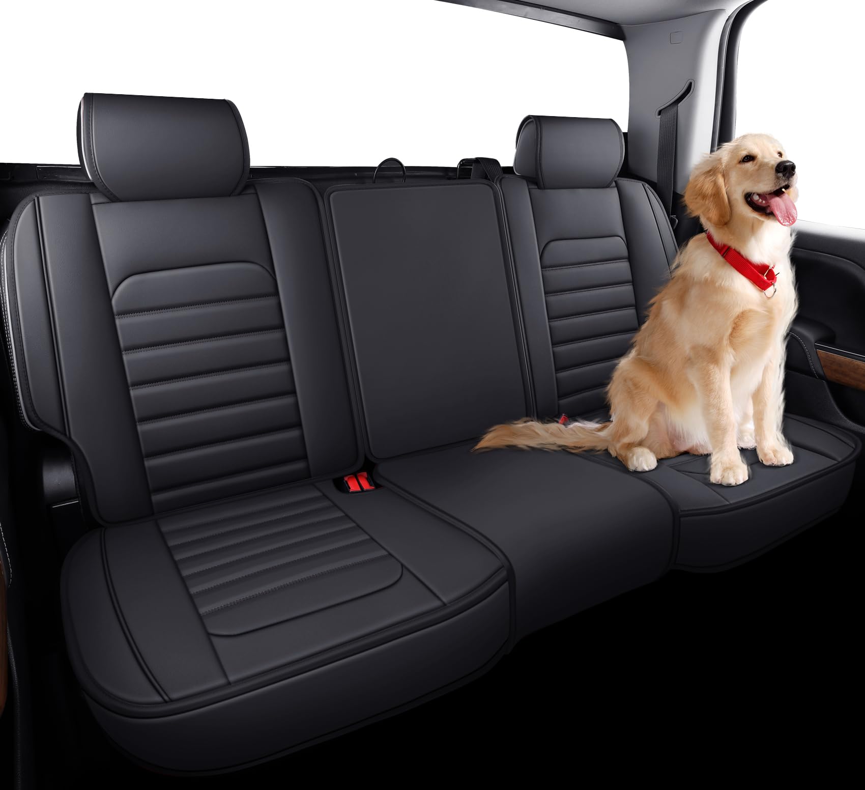 Yiertai Silverado Sierra Rear Seat Covers For 2007-2023 2024 2025 1500/2500/3500 Hd Pickup Waterproof Leather Crew Double Extend