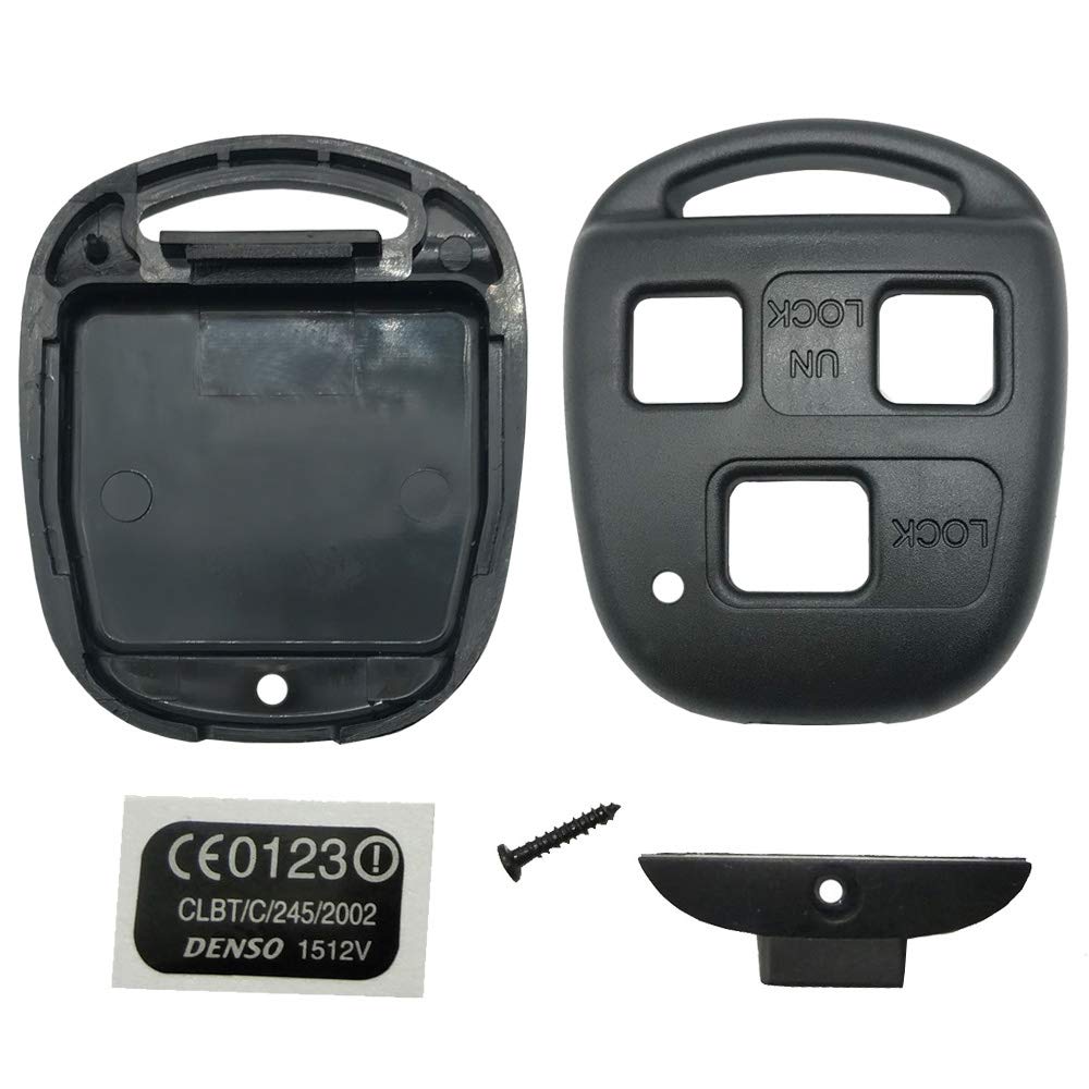 Horande Keyless Entry Remote Control Key Replacement Key Fob Cover Shell Fits for Lexus ES300 ES330 GS300 GS400 GS430 GX470 IS30