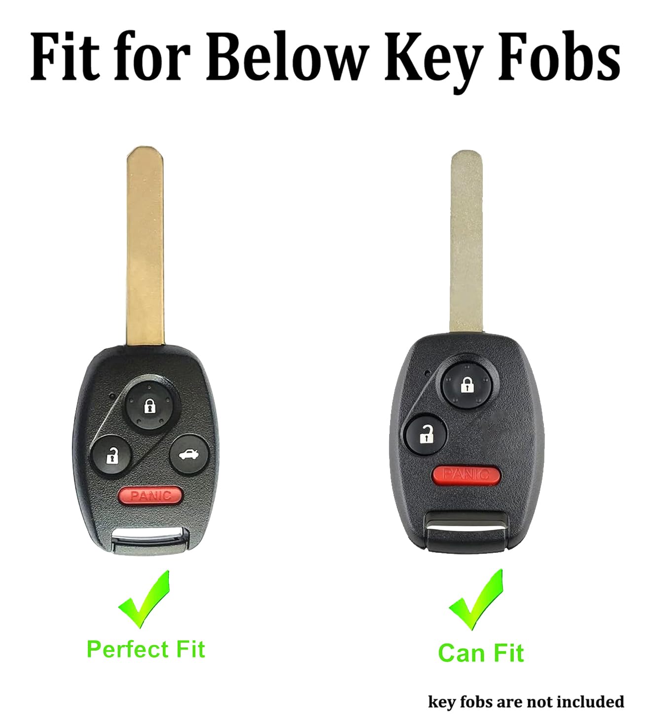 Key Fob Cover For Honda Soft Tpu Key Fob Case Holder Protector Compatiable With Honda Accord Civic Ex Pilot Cr-V Accessories Wit