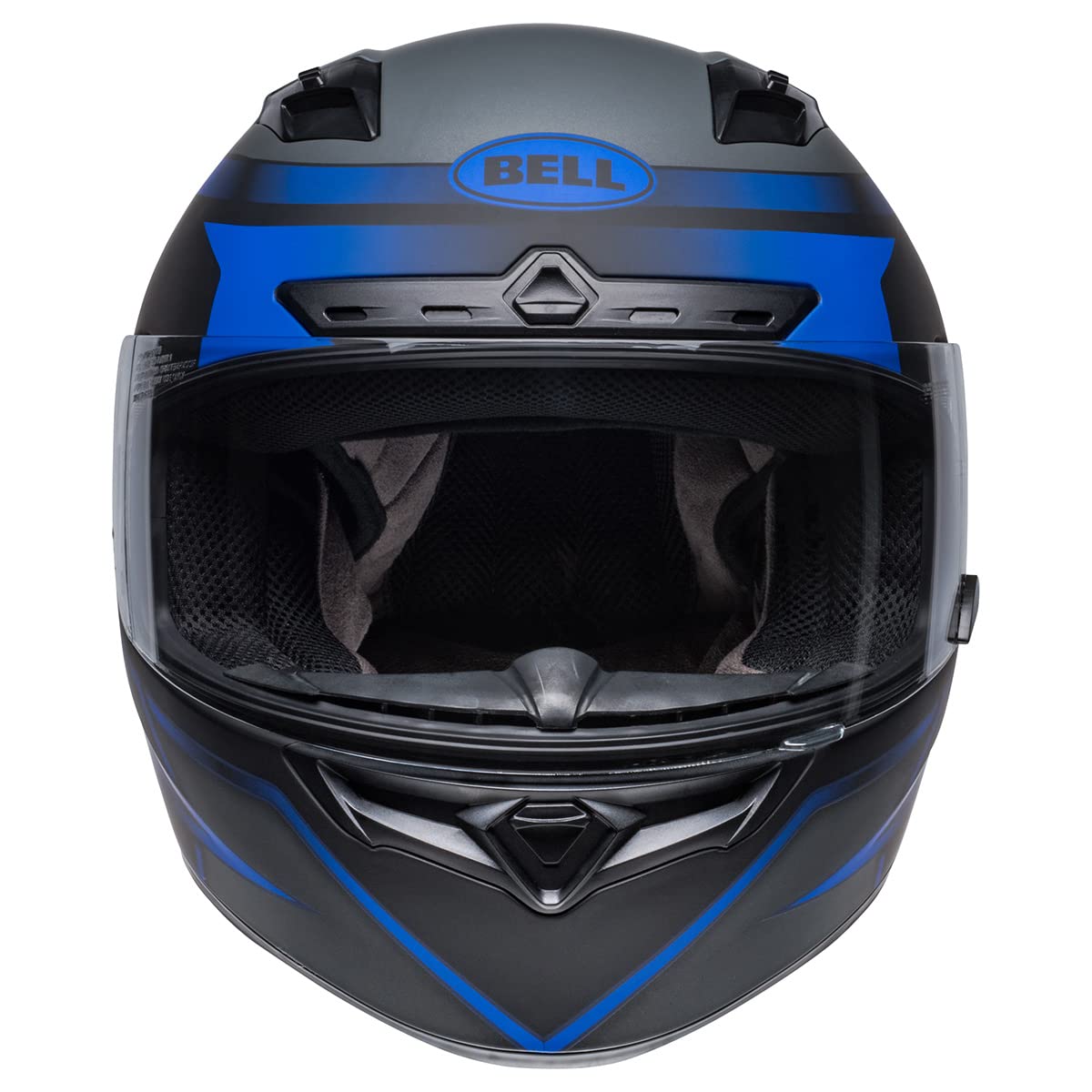 Bell Qualifier Dlx Mips Street Helmet (Riser Matte Black/Blue/Gray - X-Large)