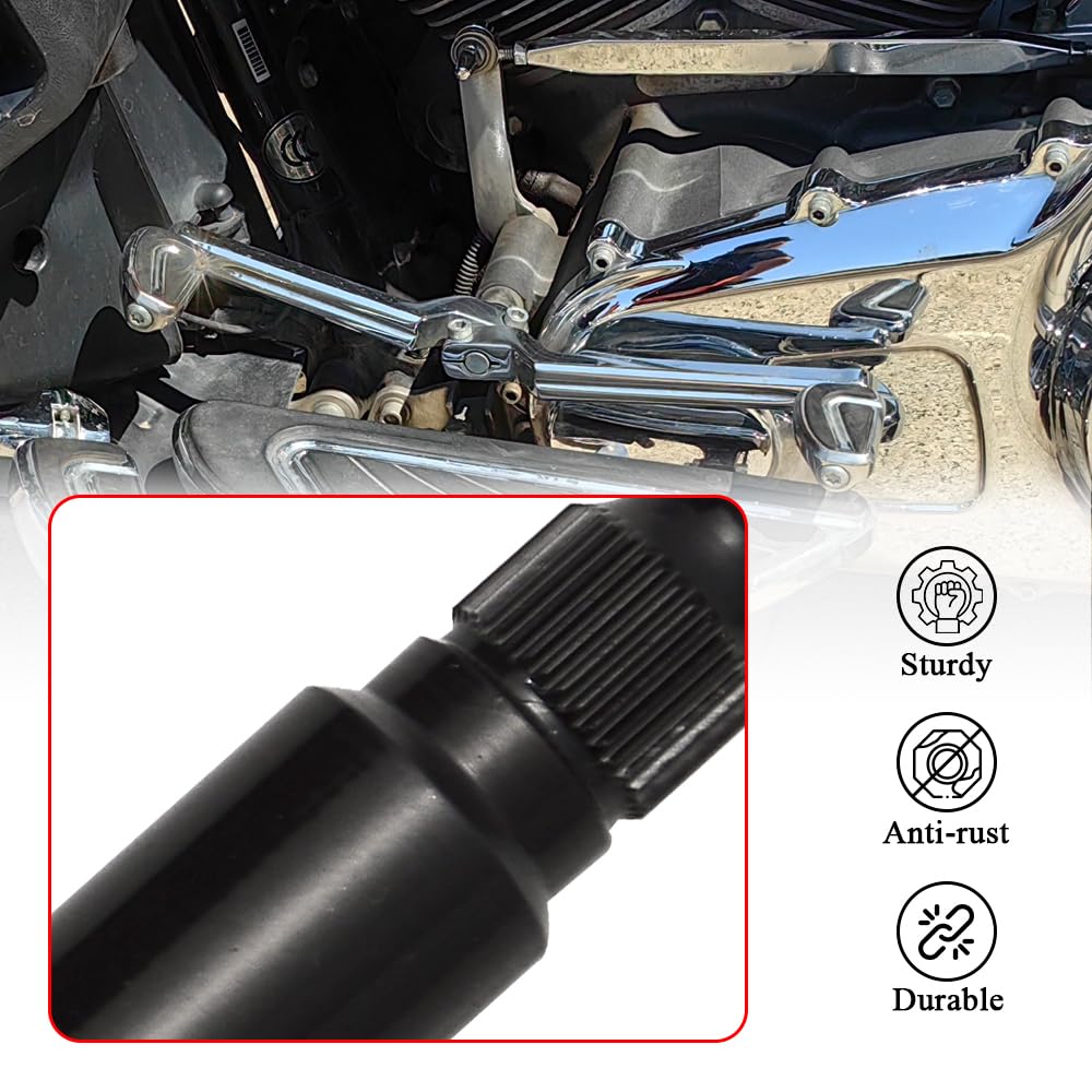 WOWTK Inner Steel Shifter Lever Shaft fits for Harley Touring Road King Electra Glide Street Glide 1984-2016 Replace for 33709-8