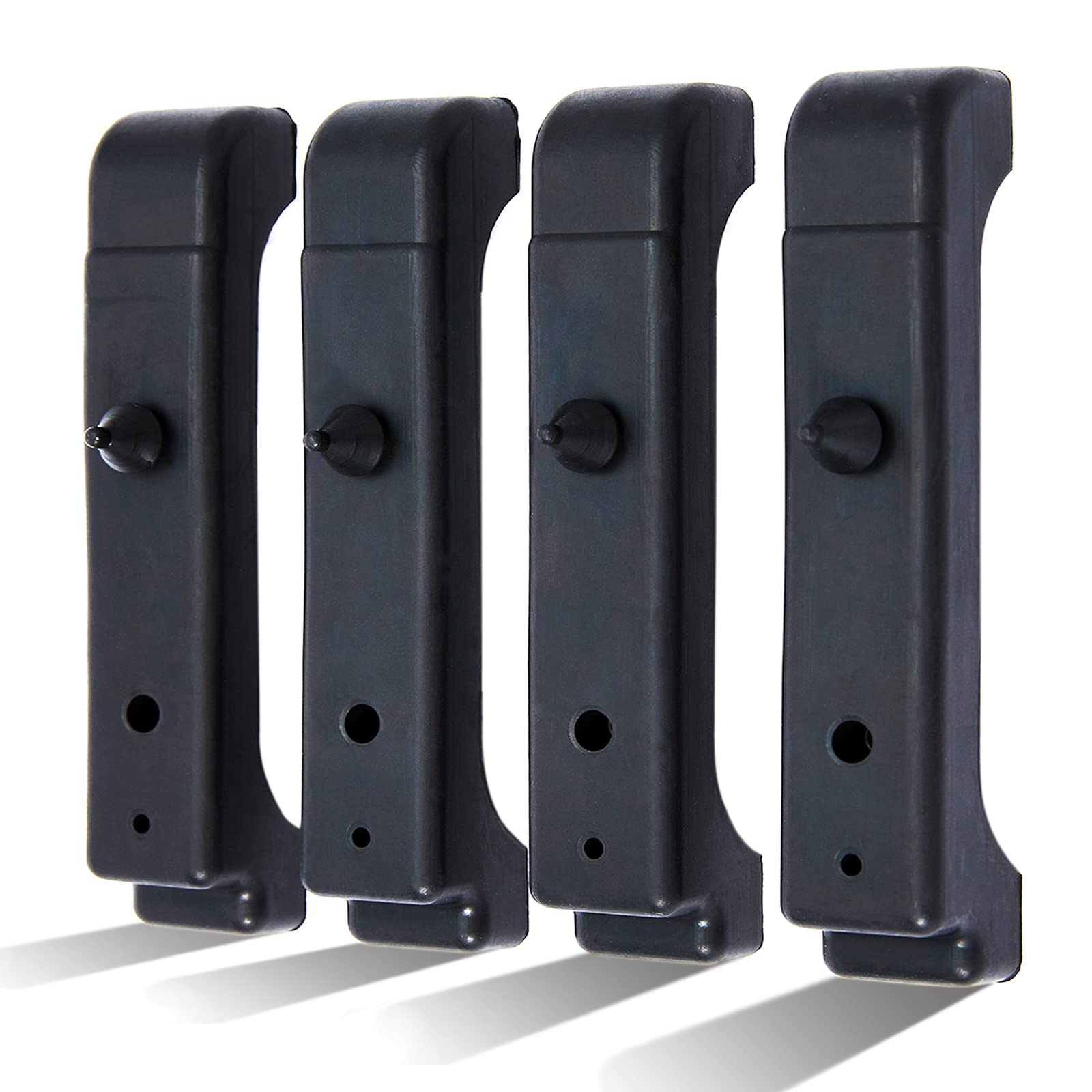 Elykul 4 Pcs Rubber Radiator Insulator Pads, 4 Core Radiator Support Pad For Gm Chevy, Gm Radiator Mounts Cushions Bracket, Repl