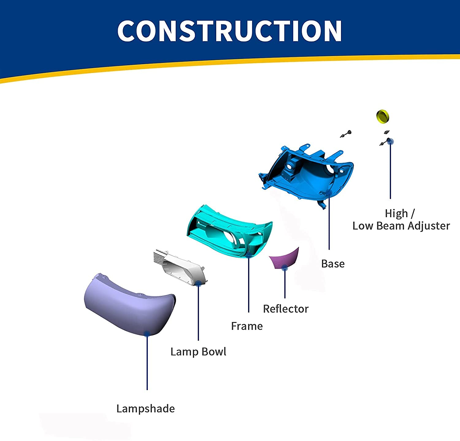 Autosaver88 Headlight Assembly Compatible With 2004 2005 2006 2007 2008 Ford F150 F-150 04-08/2006-2008 Lincoln Mark Lt Headlamp