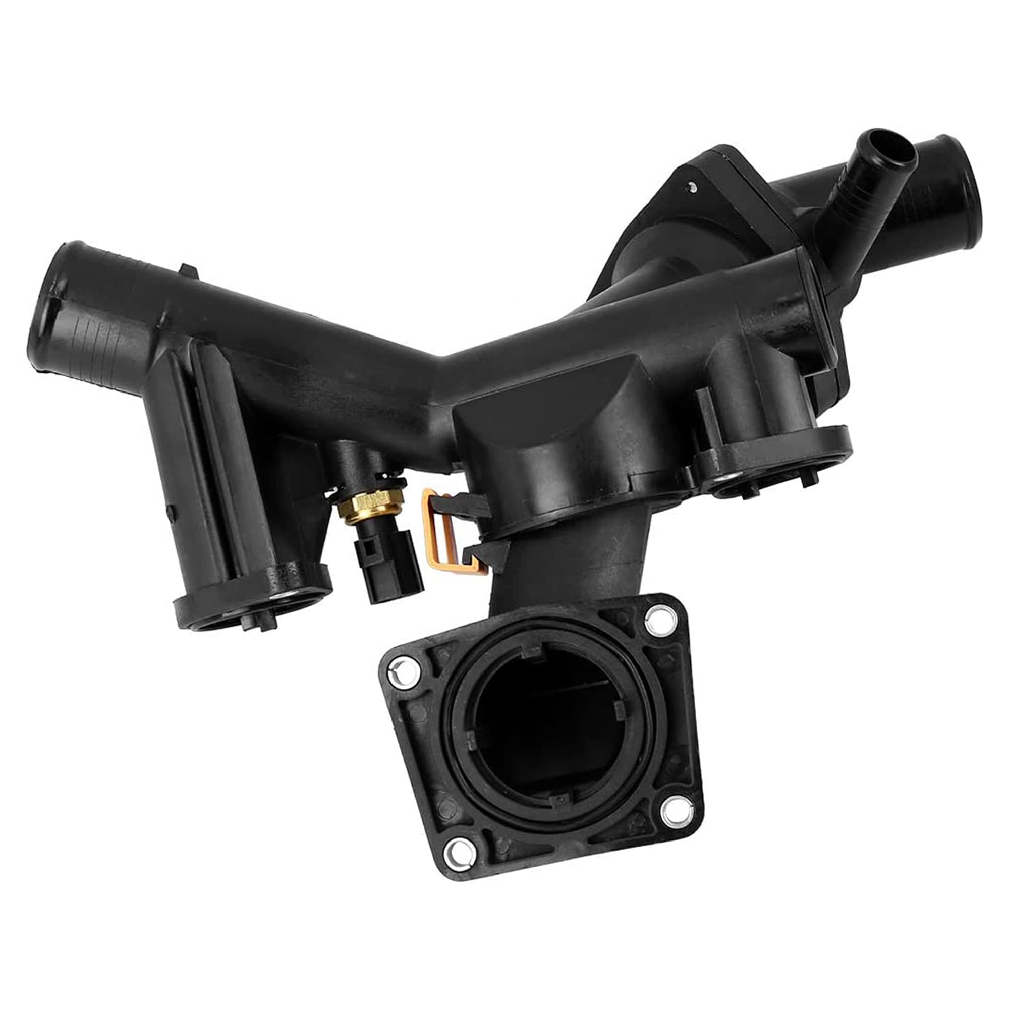 Boxi Thermostat Housing Kit Assembly With Sensor Gasket Fit For Land Rover Lr3 2005-2009 / For Range Rover Sport 2006 2007 2008 2009 4.4L V8 Lr005631