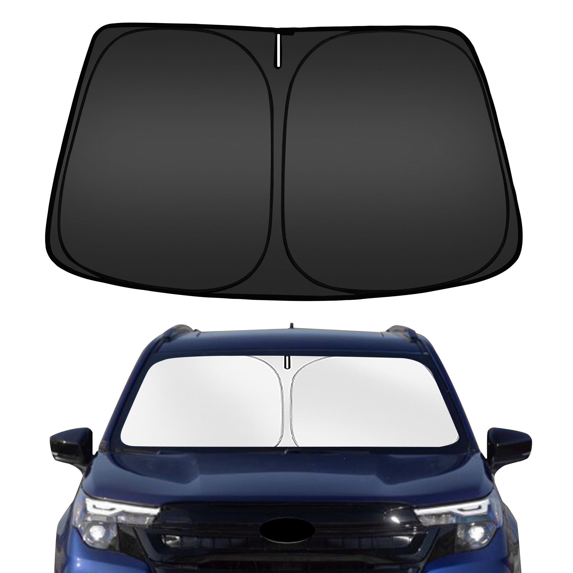 ARISMOTOR Windshield Sun Shade for Subaru Forester 2025, Custom Fit Foldable Front Window Sunshade Sun Visor Protector, Block UV