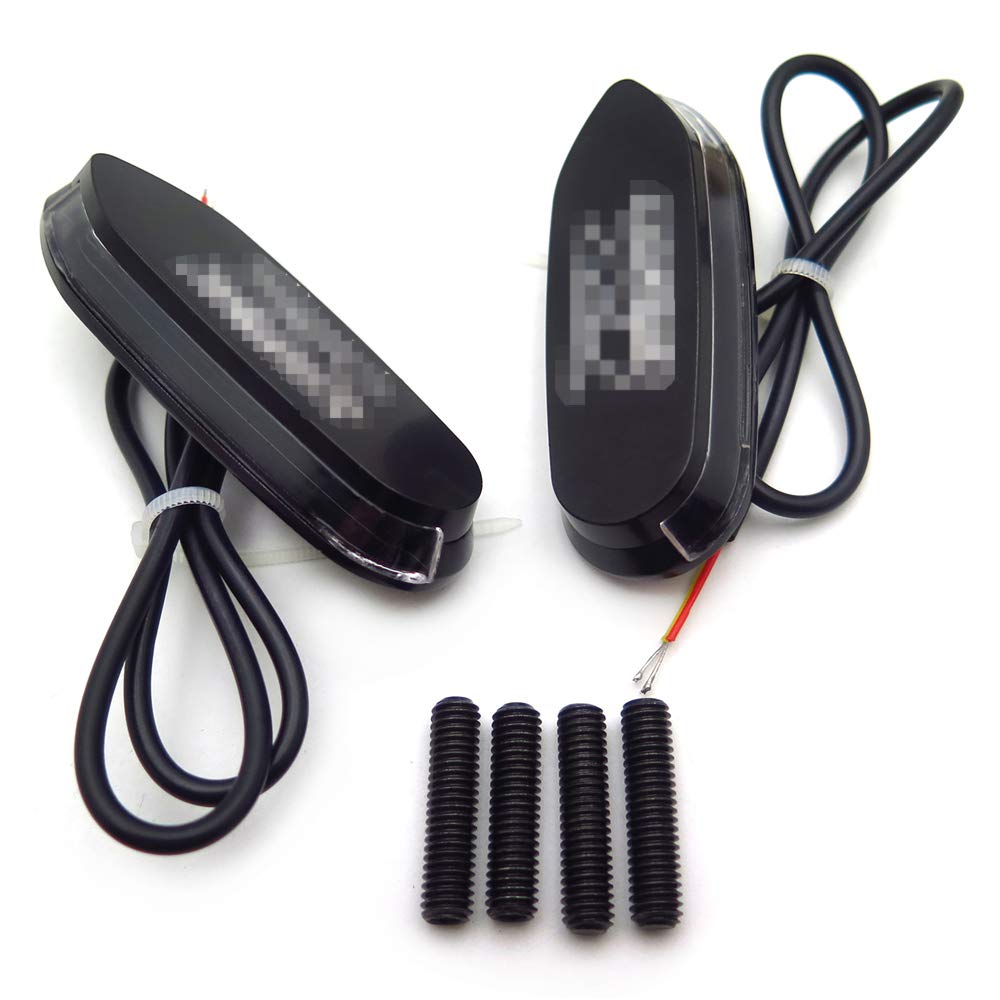 Smt- Led Amber Signal Mirror Block Off Base Plate Compatible With Suzuki Gsxr 600 750 1000 2006-2008 [P/N: Mt222-010A]