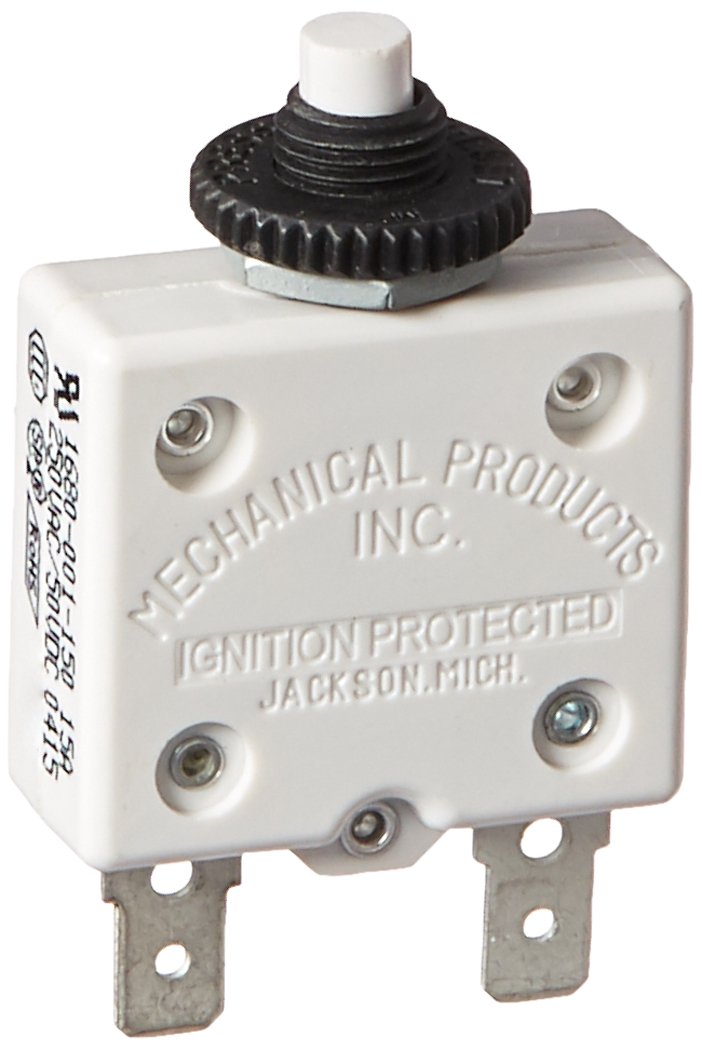 Bussmann CB174-15 CB174 Series, Type III, Manual Reset Panel Mount Circuit Breaker (15 Amp), 1 Pack