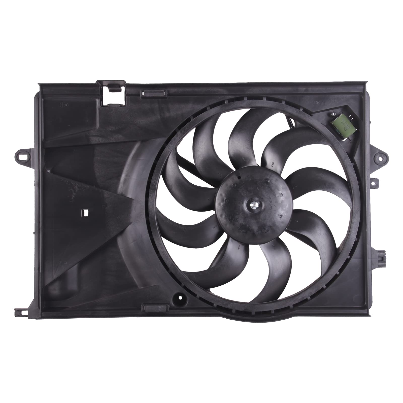 TYG OE Replacement(CAPA Quality) Cooling Fan Extra Silent for 2013-2020 Chevrolet Sonic Sedan/Hatchback Auto Trans 1.4L | 950801
