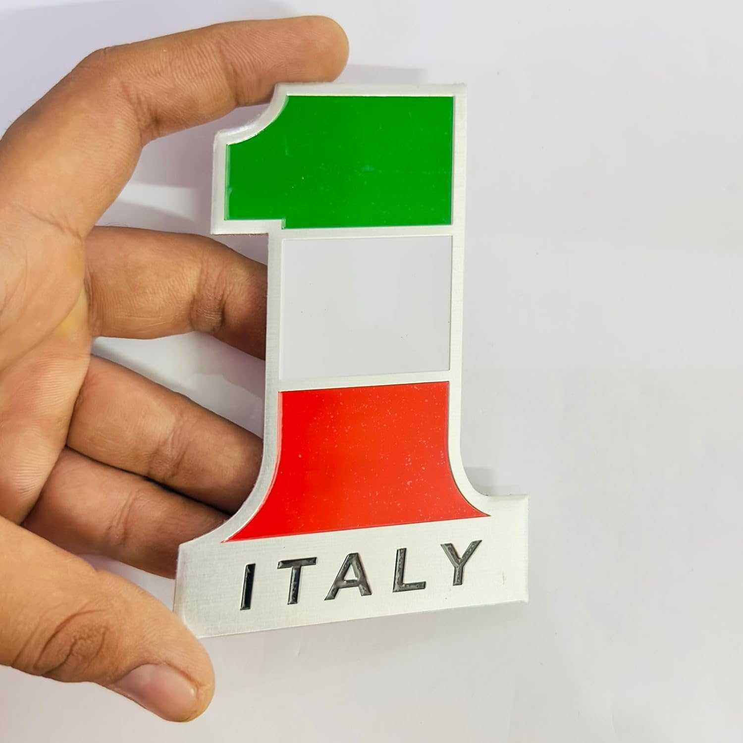 Universal No One Italy Slim Sticker Car Bike Laptop Logo Interior Accessories Car Emblem Badge Auto Racing Universal Sport Stick
