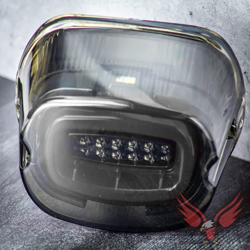 Eagle Lights Haloz Layback Led Tail Light With Turn Signals For Harley Davidson Motorcycles