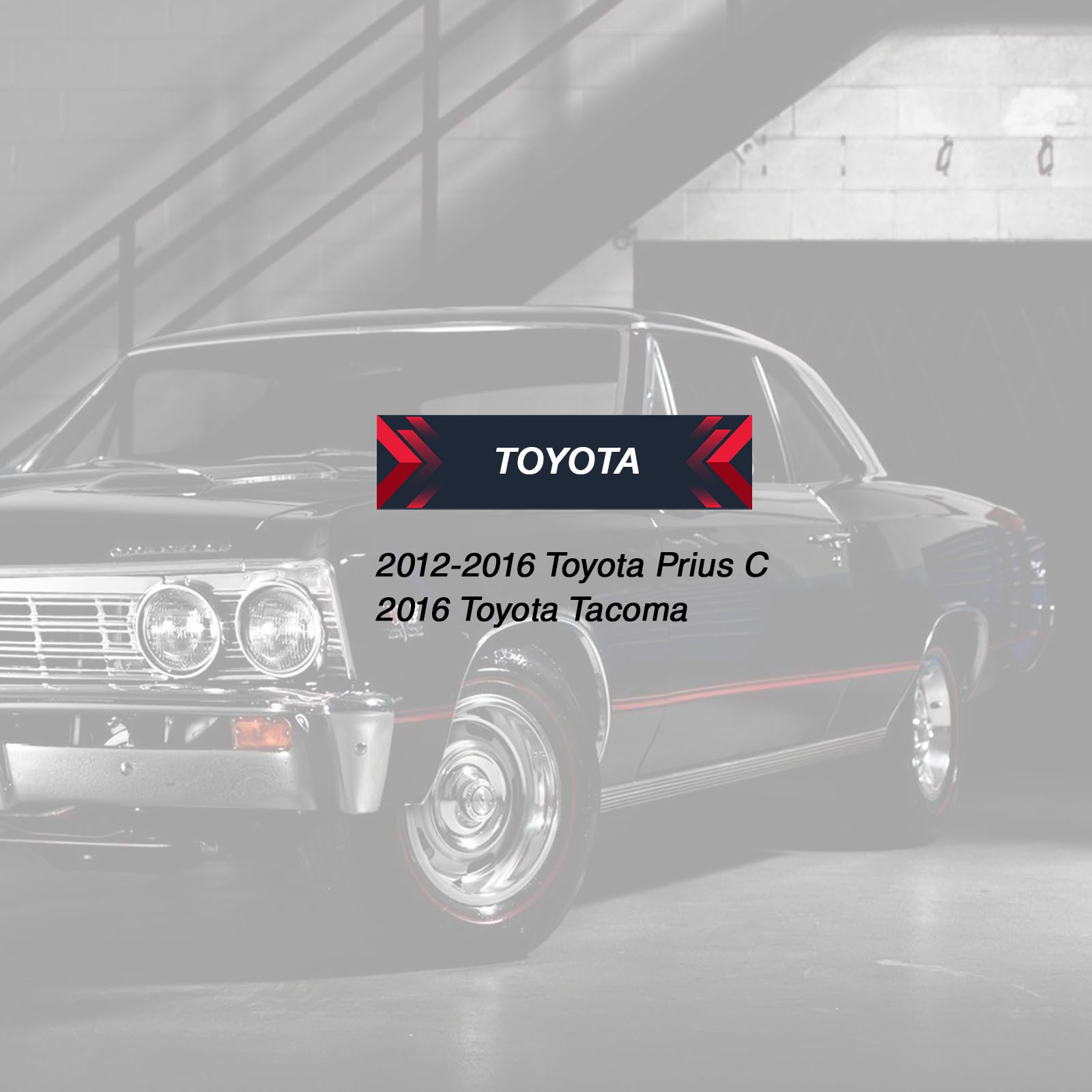 Smart Key Fob Keyless Entry Remote Shell Case & Pad Fits Toyota Highlander Prius Rav4 Venza ( Hyq14Aab, Hyq12Acx, Hyq14Aem)