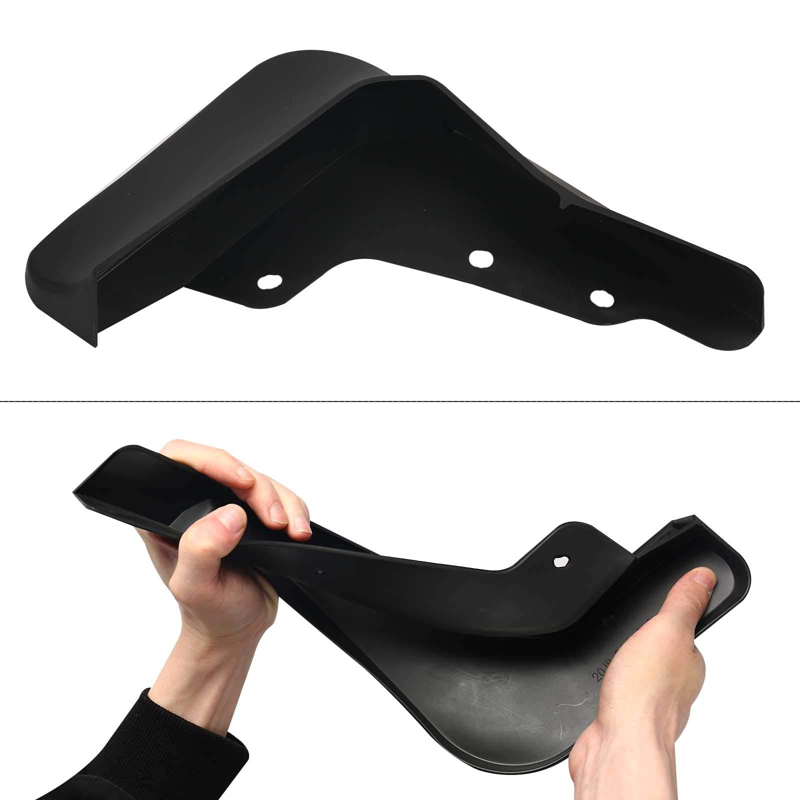 4Pcs Car Black Mud Flaps Mudguard Fender Cover Trim Replace For 2015-2023 2024 Charger Srt Hellcat & Daytona And 2019-2023 2024