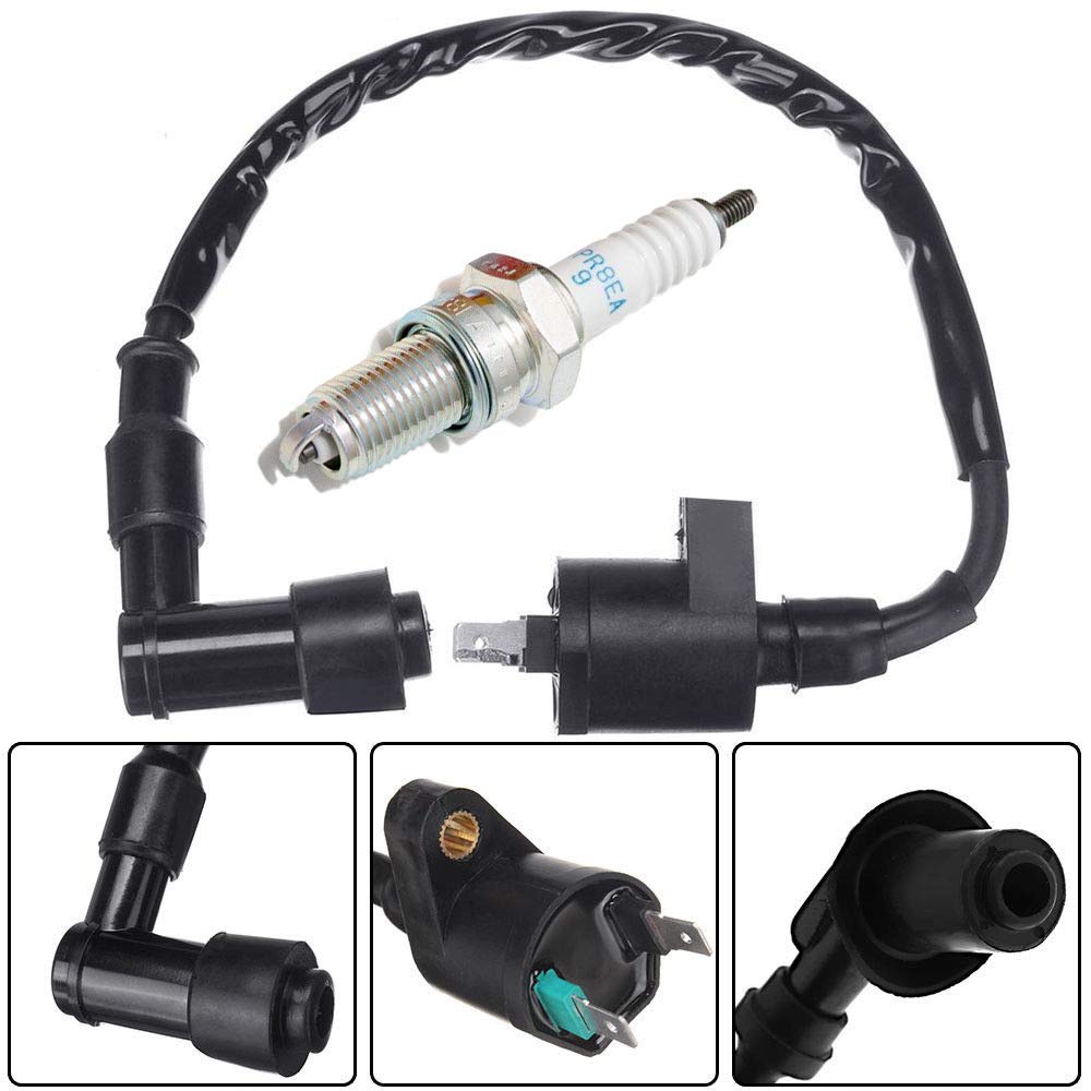 For Trx300 Ignition Coil With 4929 Dpr8Ea9 Spark Plug For Trx 300 Fourtrax 1988 1989 1990 1991 1992 1993 1994 1995 1996 1997 1998 1999 2000