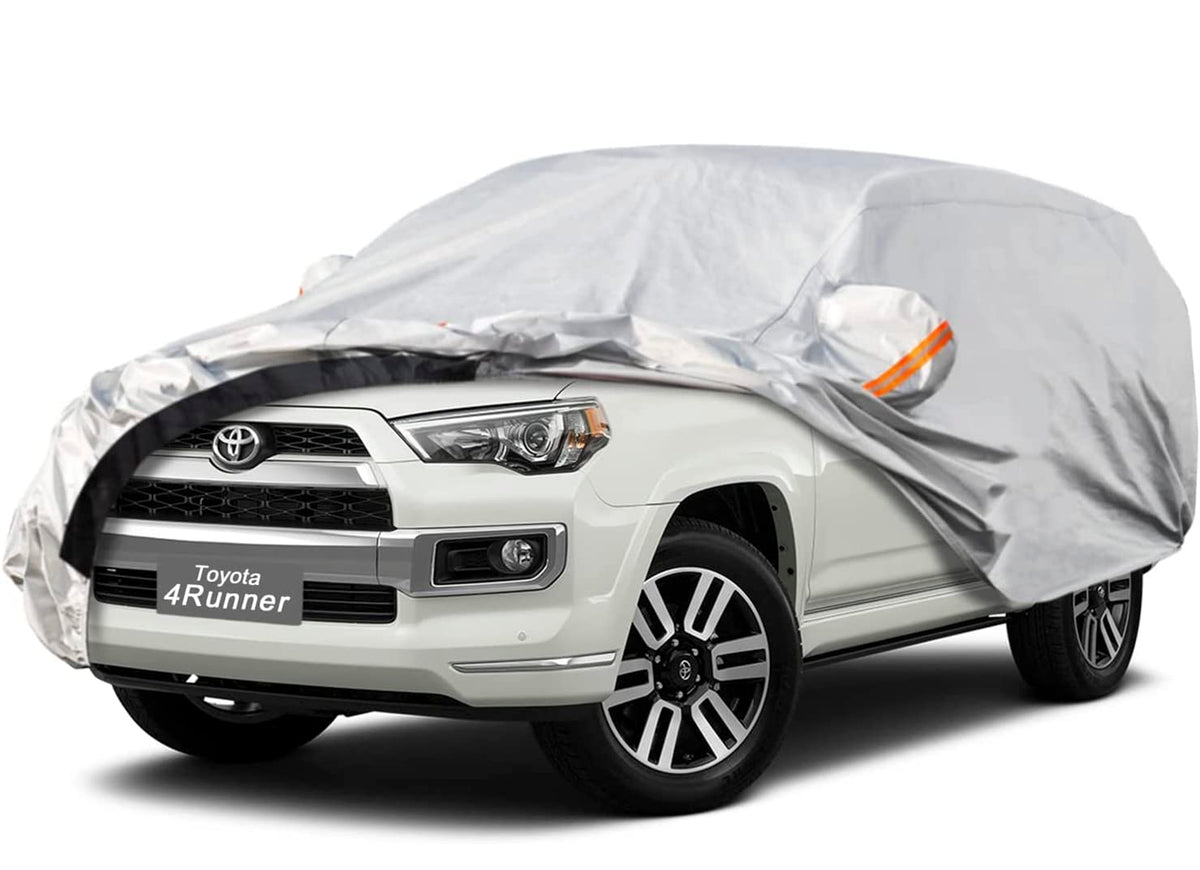 Gunhyi 6 Layer Suv Car Cover Custom Fit Toyota 4Runner (1995-2025) Waterproof All Weather, Heavy Duty Outdoor Snow Sun Rain Uv P