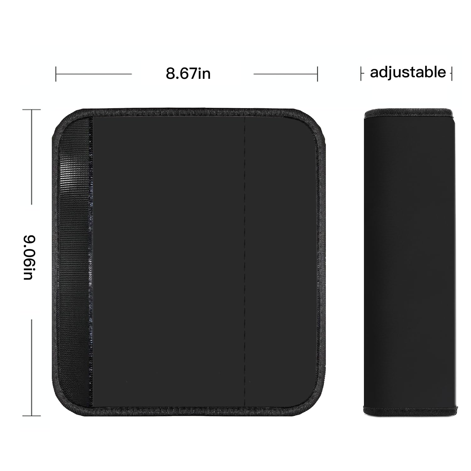 Mokiwala Car Seat Belt Pad Cover, 2-Pack Soft Car Safety Seat Belt Strap Shoulder Pad For Adults And Children, Suitable For Car