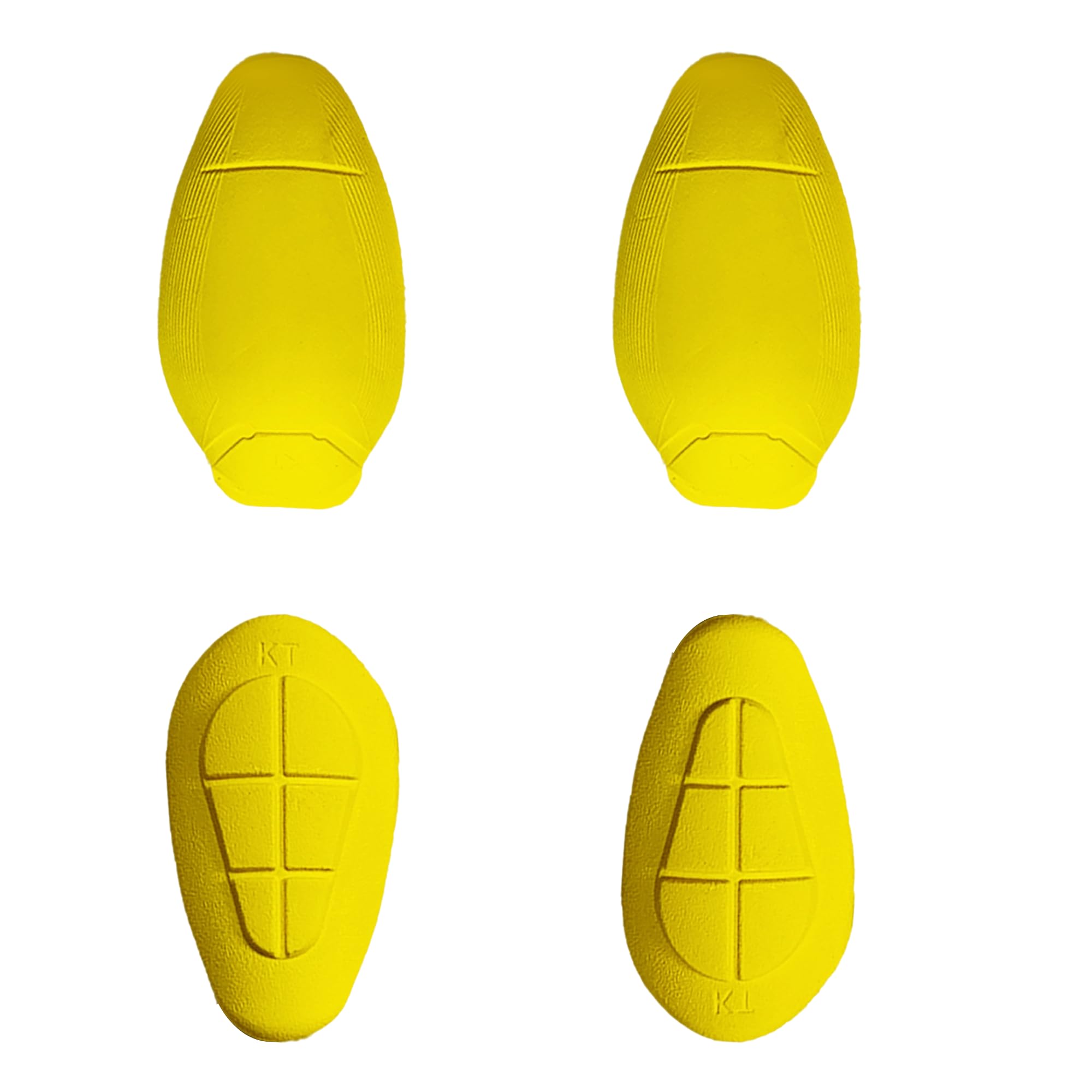 MOTOSTYLEWEAR - CE Level 2 Certified Armor Pads Pack of 4 Pieces l Level 2 Approved Knee and Hip Protectors for Women and Men Mo