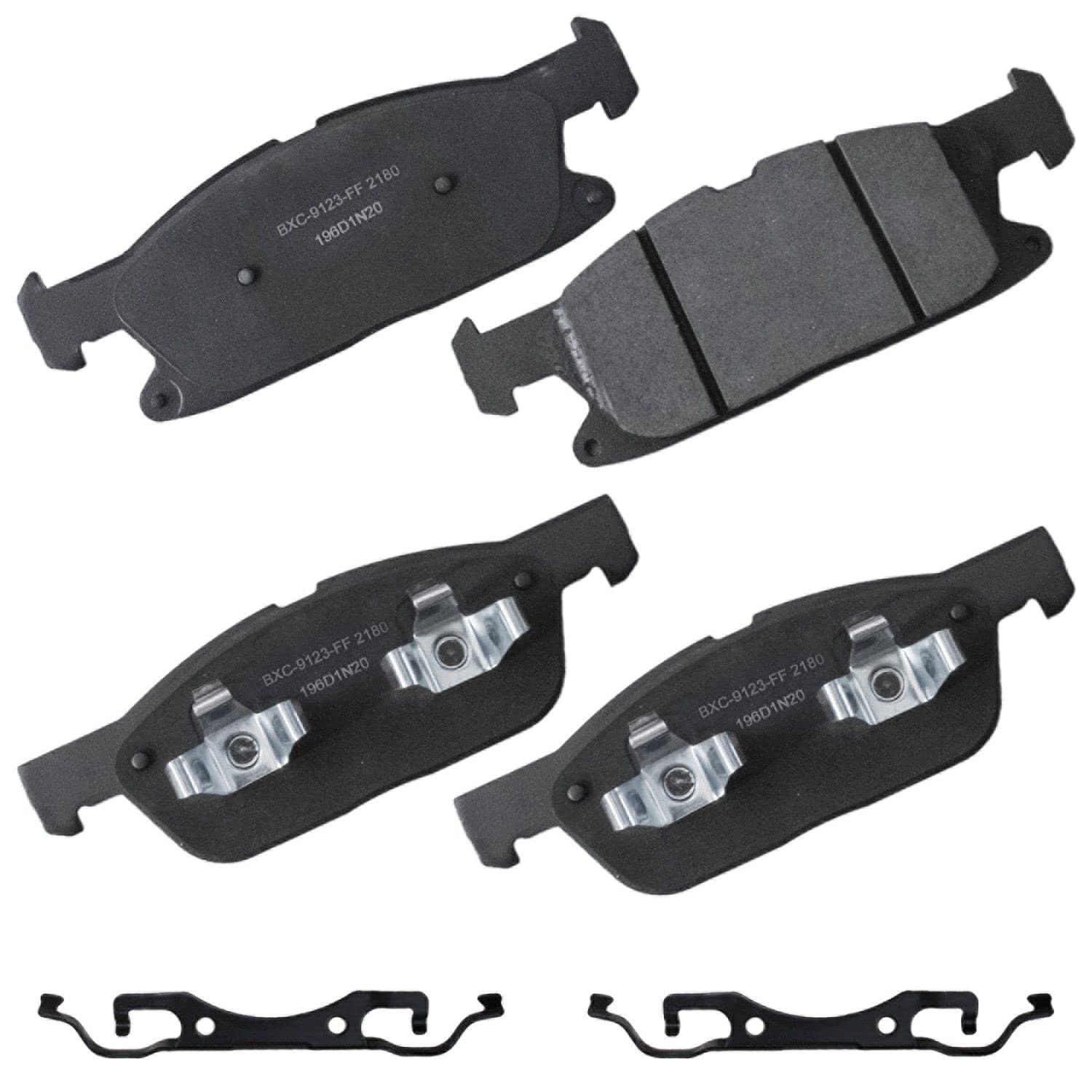 Bendix Premium Sbc2180 Ceramic Front Brake Pads For Ford Edge 2019, Edge 2024-2021, Lincoln Nautilus 2022-2019