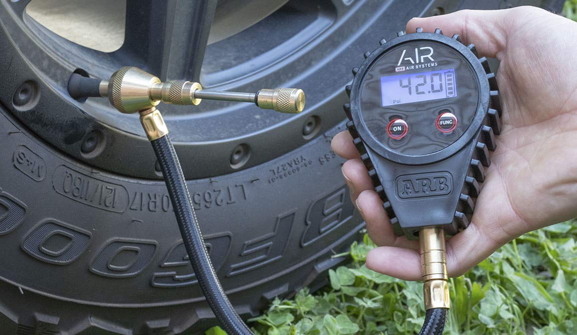 Arb510 Arb E-Z Digital Tire Deflator And Pressure Gauge With Storage Pouch Air Systems, Psi Bar Kpa Kgf
