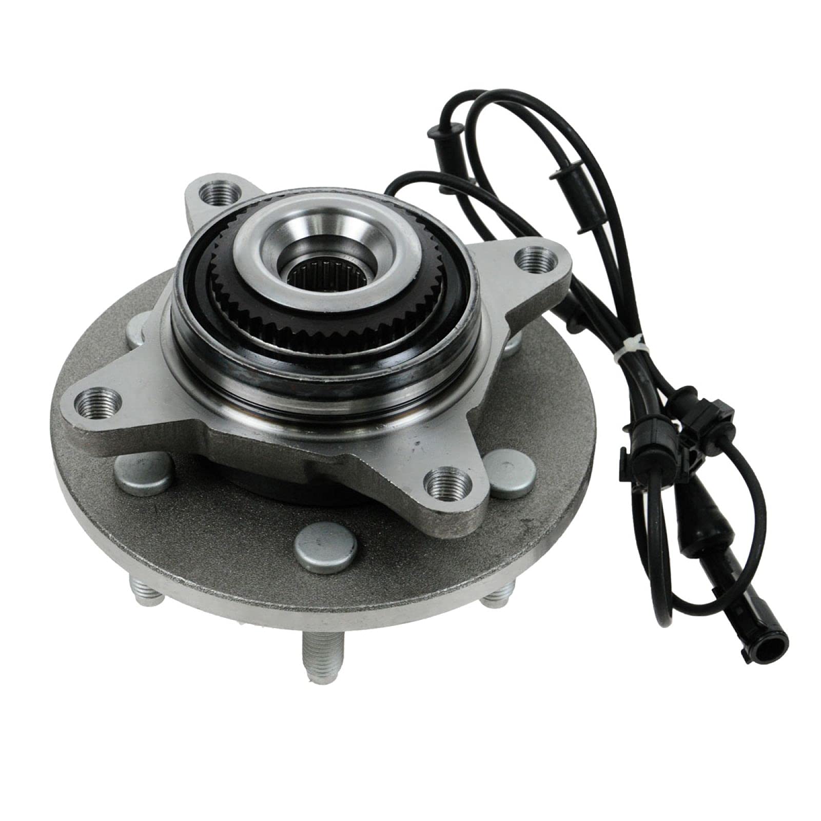 Trq Front Wheel Bearing & Hub Assembly With Abs Sensor Compatible With 2000-2006 Ford Expedition Lincoln Navigator