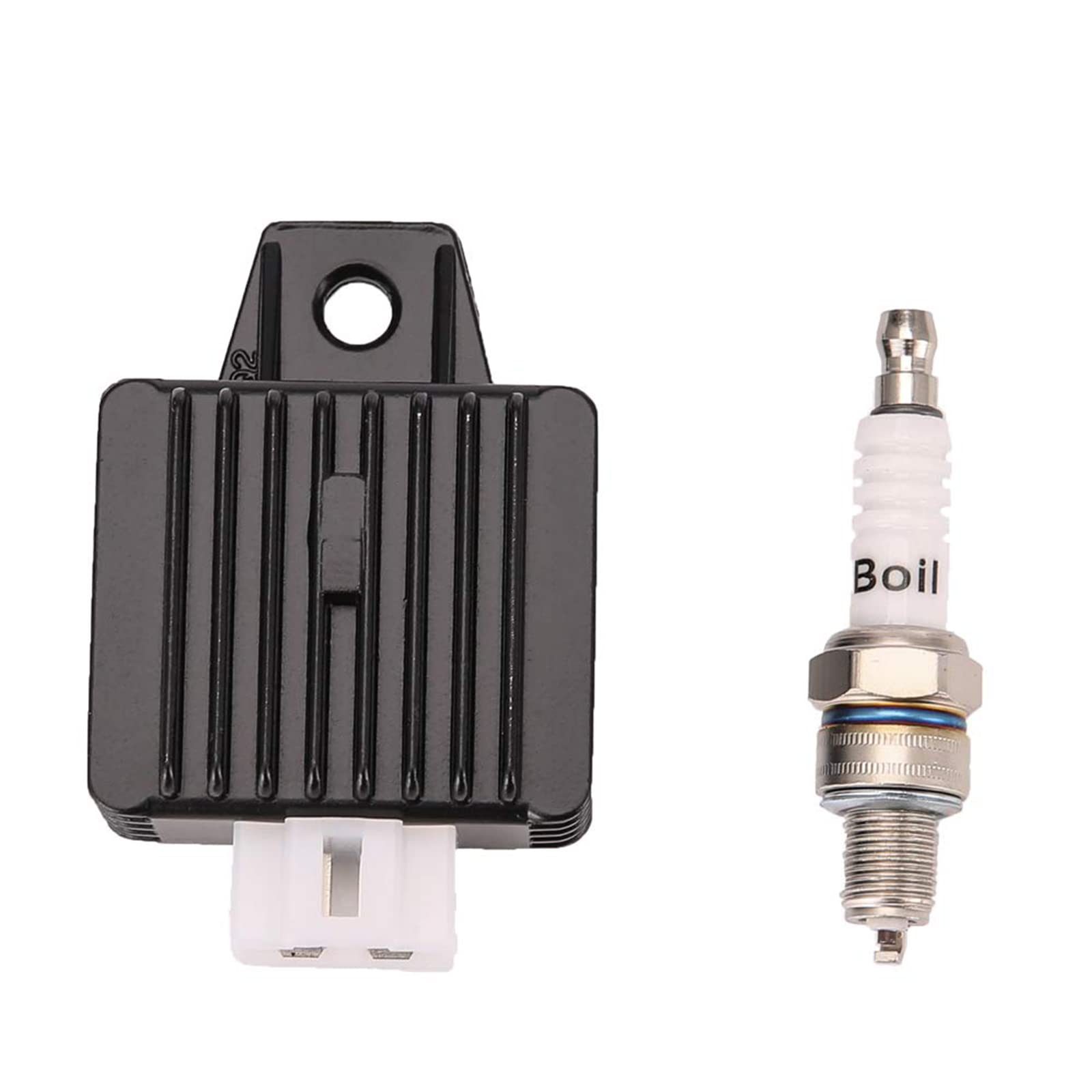 Zsoog Ignition Coil Relay Voltage Regulator 5-Pin Cdi Box Spark Plug For Cg 49Cc 50Cc 70Cc 90Cc 110Cc 125Cc Atv Dirt Bike For Ta