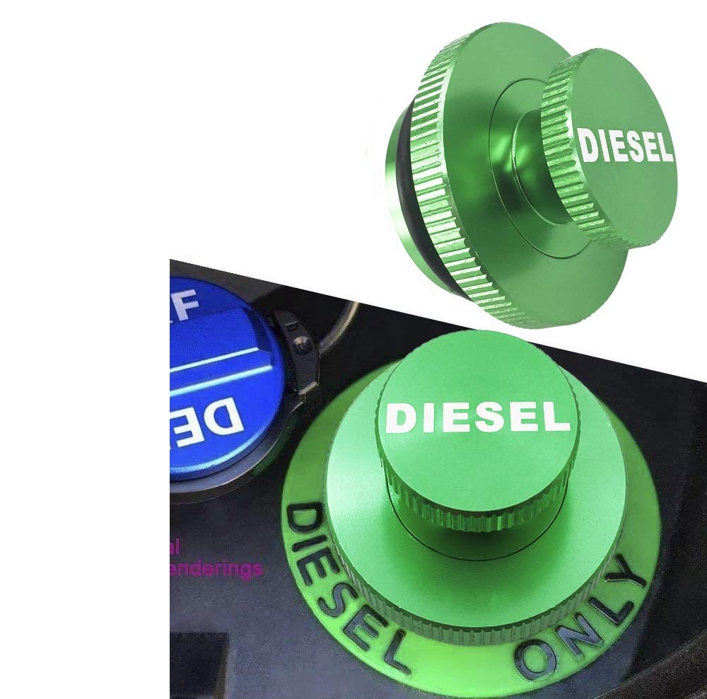 Easy To Hold,Diesel Fuel Tank Cap For Dodge, (Hidden-Strong Magnetism) Ram Diesel Aluminum Fuel Cap For 2013-2018 Dodge Ram Truc