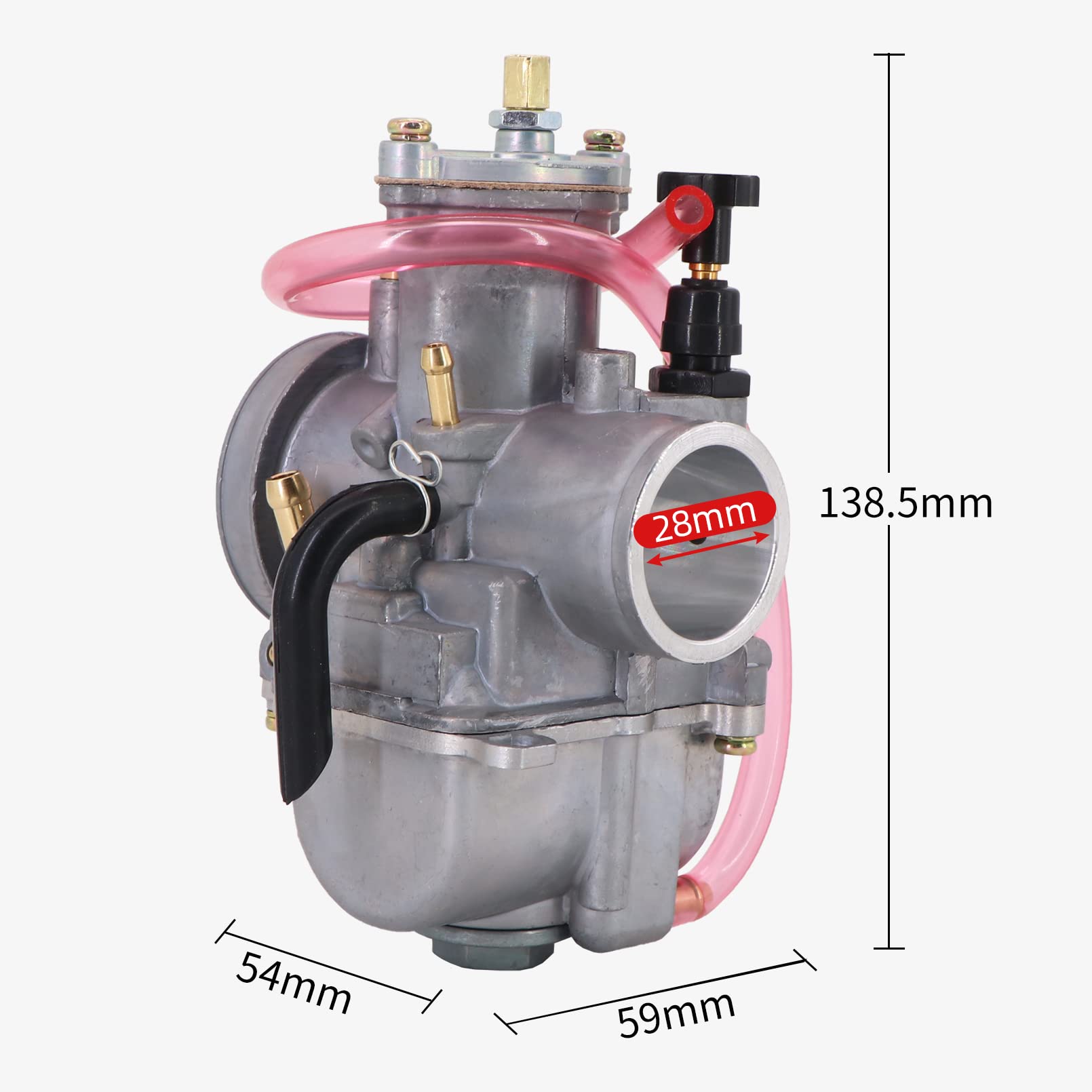 Kipa Carburetor For Kx80 Kx85 Kx100 Yamaha Yz80 Yz85 Dt100 Suzuki Rm80 85 Cr80 Cr85R Gy6 Pwk 28Mm 2 Stroke Racing Flat Slide Car