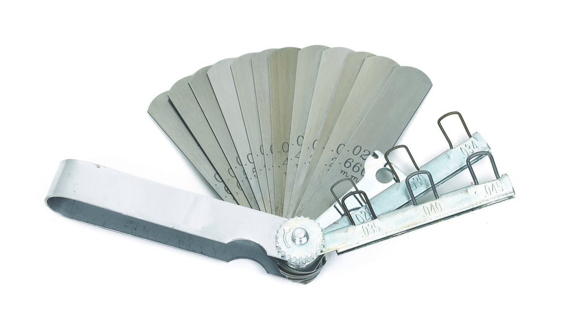 Gearwrench Feeler Gauge Set - 12 Blade & 6 Wire Spark Plug Gap - 164