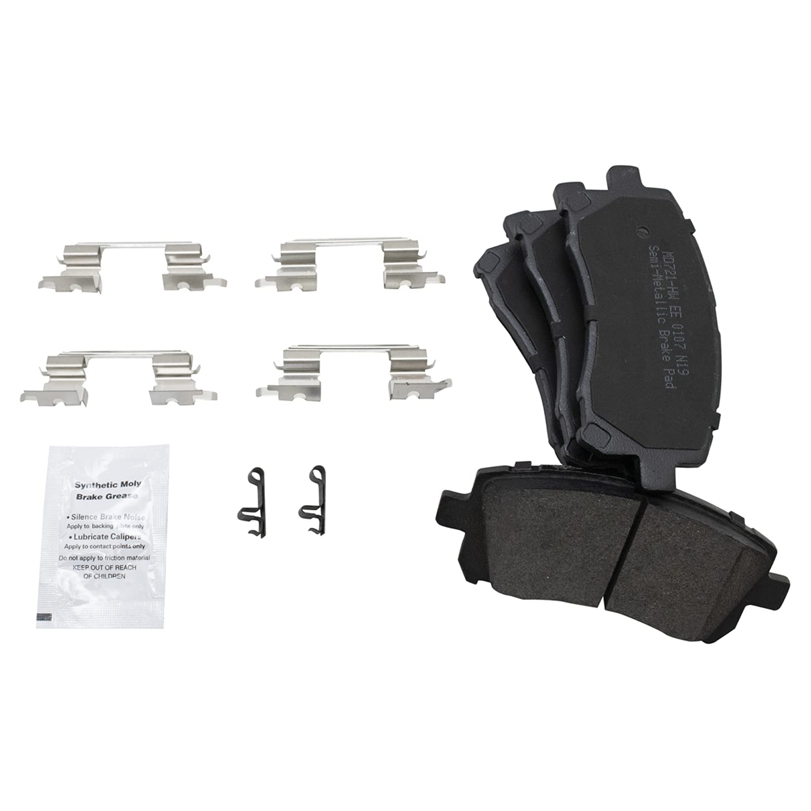 Trq Front Brake Pad & Rotor Kit Brake Pads Brake Rotor Semi-Metallic Compatible With 2002-2003 Subaru Impreza 2001-2002 Legacy 2