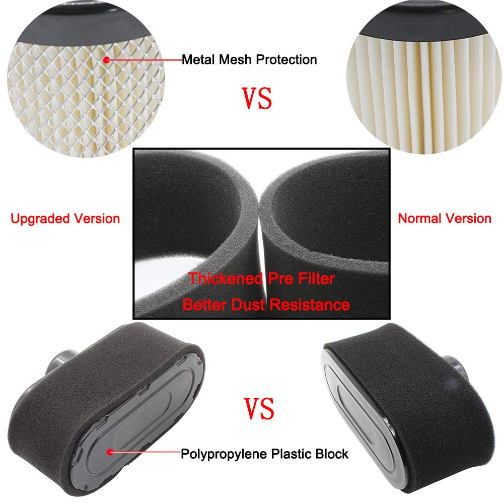 Locopow Fr691V 2 Pack Air Filter Cleaner 11013-0752 11013-0726 Pre Filter 11013-7046 For Kawasaki Fr651V Fr730V Fs481V Fs541V Fs600V Fs651V Fs691V Fs730V 4 Stroke Engine