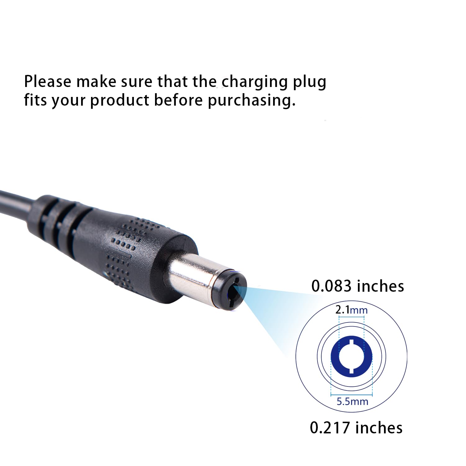 24V 1000mA Charger for Ride-On Toys, 24 Volt Battery Charger for Ride-On Cars and Various Kids Electric Vehicles