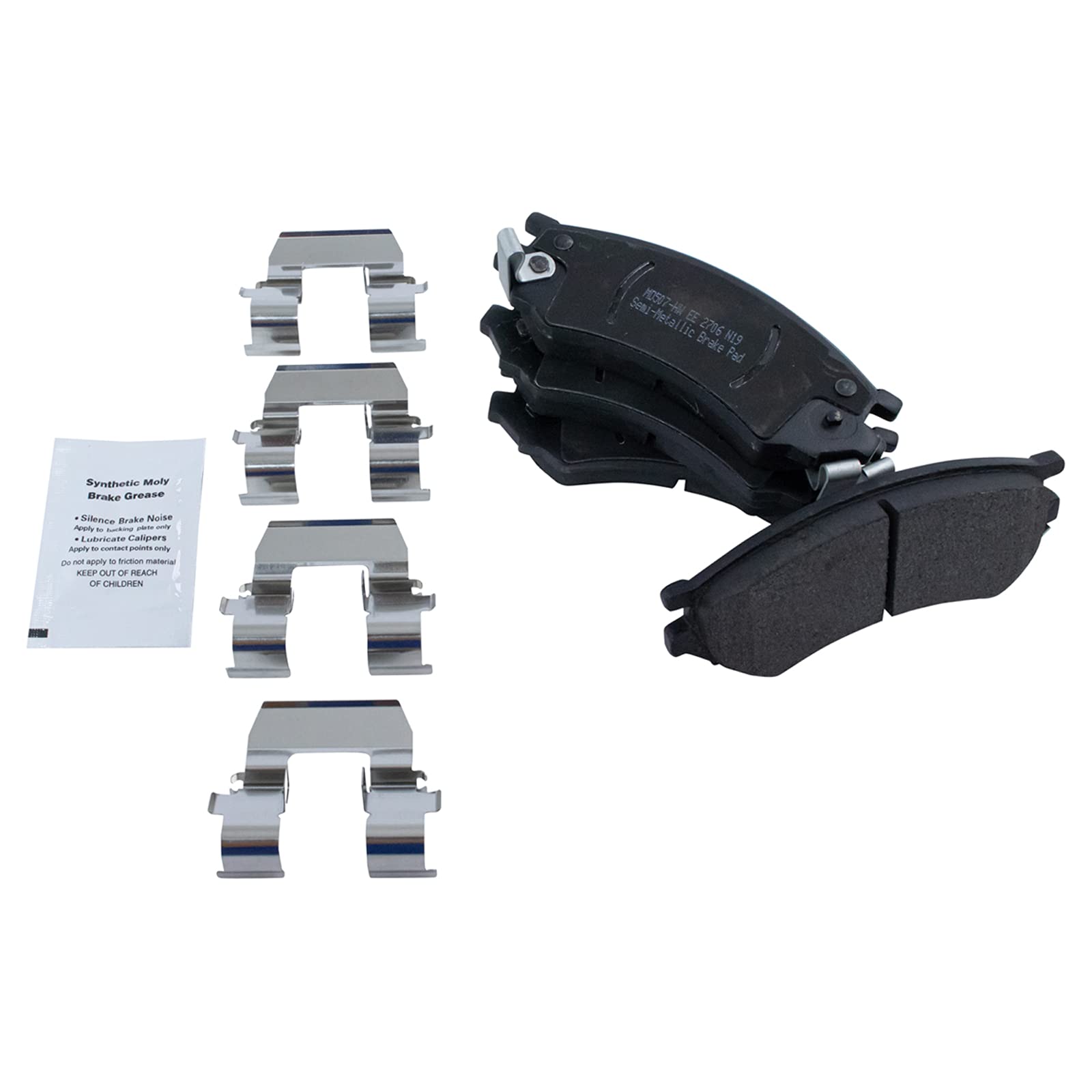 Trq Front Brake Pad & Rotor Kit Brake Pads Brake Rotor Semi-Metallic Compatible With 1991-1992 Saturn Sc 1993-2002 Sc1 Sc2 1991-