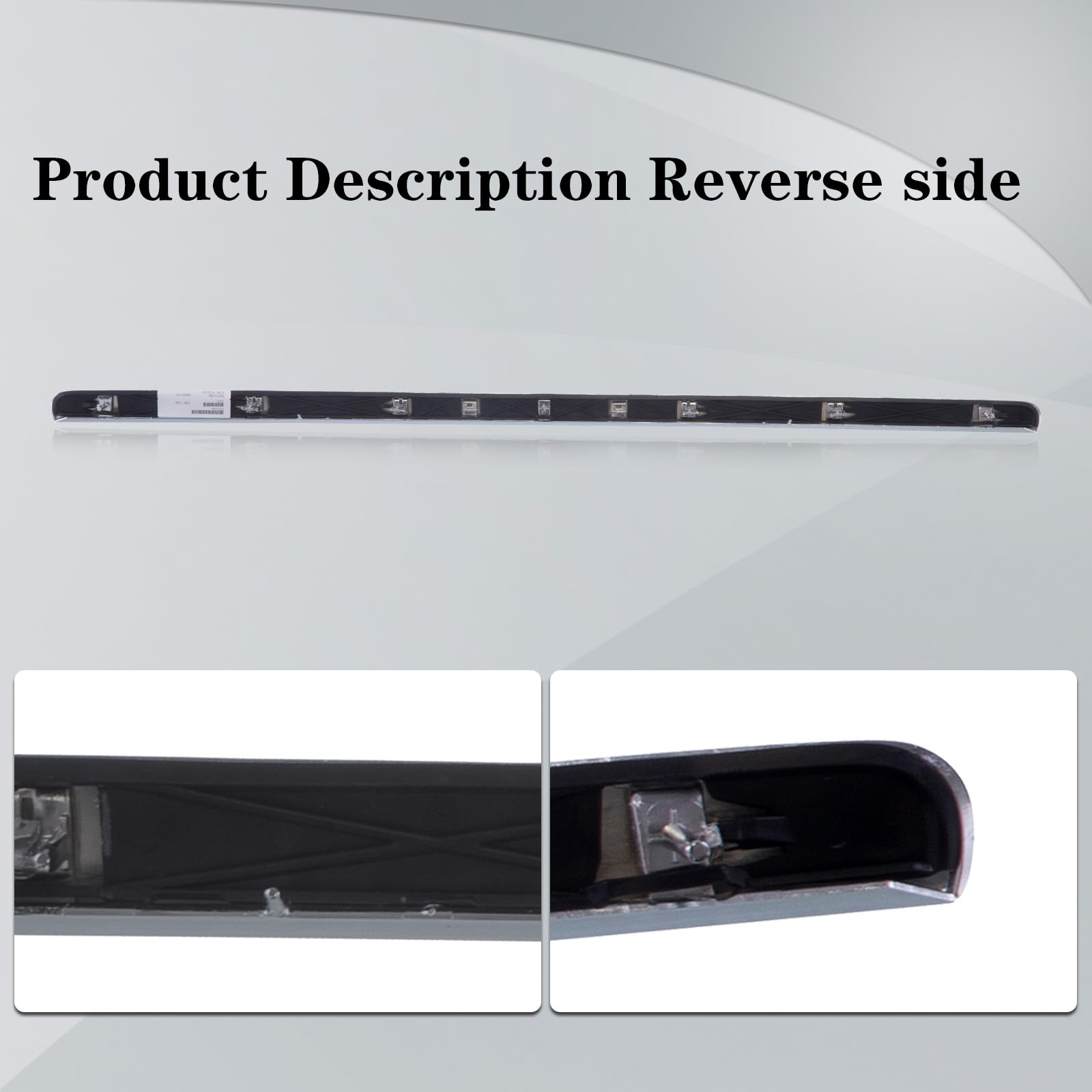 Carpartsdepot Hood Panel Molding Chrome Trim Compatible For 2006-2010 Ford Explorer Fo1235105 6L2Z16856Aa