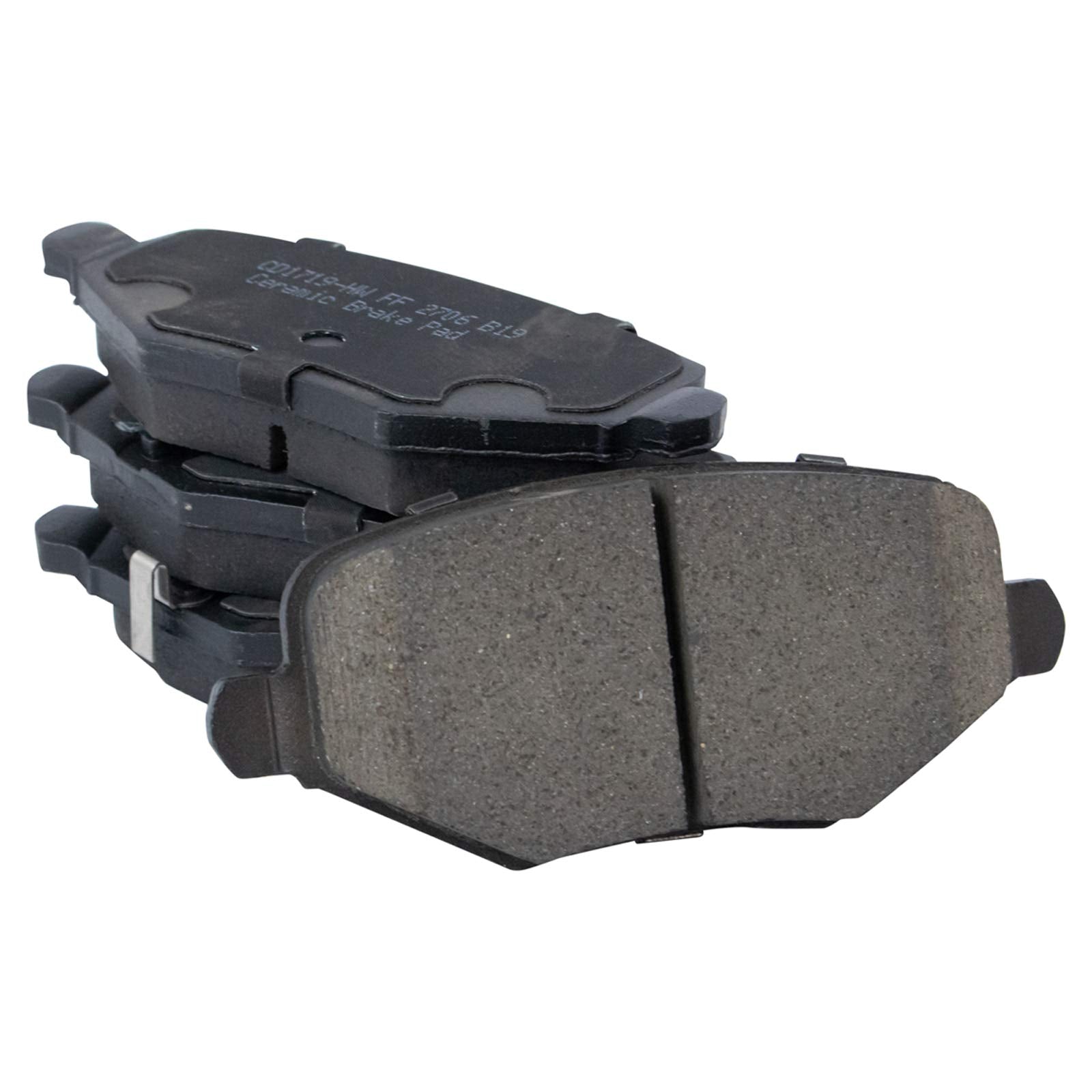 Trq Rear Brake Pad & Rotor Kit Brake Pads Brake Rotor Ceramic Compatible With 2014-2016 Chrysler Town & Country 2013-2016 Dodge