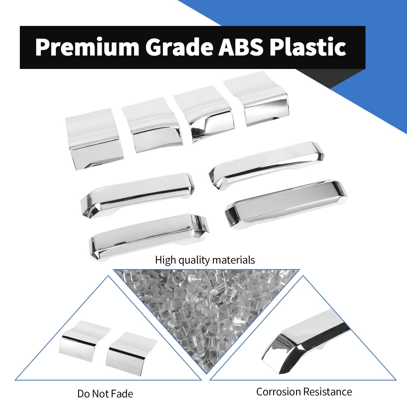 Voodonala For F150 2015-2020 Interior Door Handle Cover With Door Panel Cover Compatible With Ford F-150 2015-2020, F150 Interio