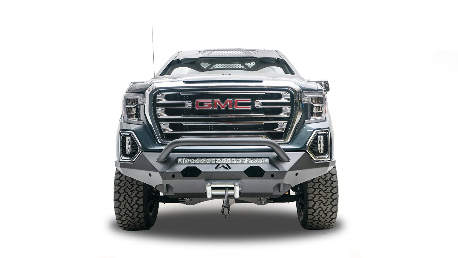 Fab Fours 15-19 Gmc Hd Matrix W/Prnnr, Black (Gm15-X2852-1)