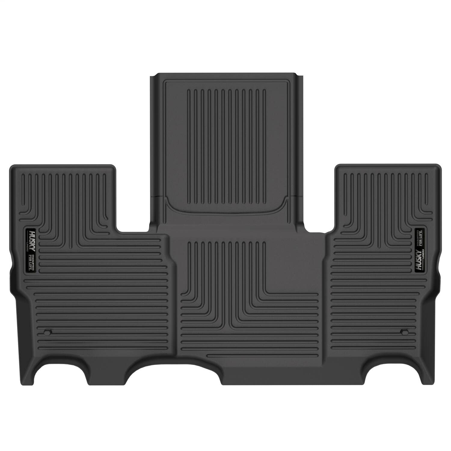 Husky Liners Weatherbeater Floor Mats | Fits 2022 - 2024 Jeep Grand Wagoneer W/2Nd Row Bucket Seats | 3Rd Row, 1-Pc Black - 14181