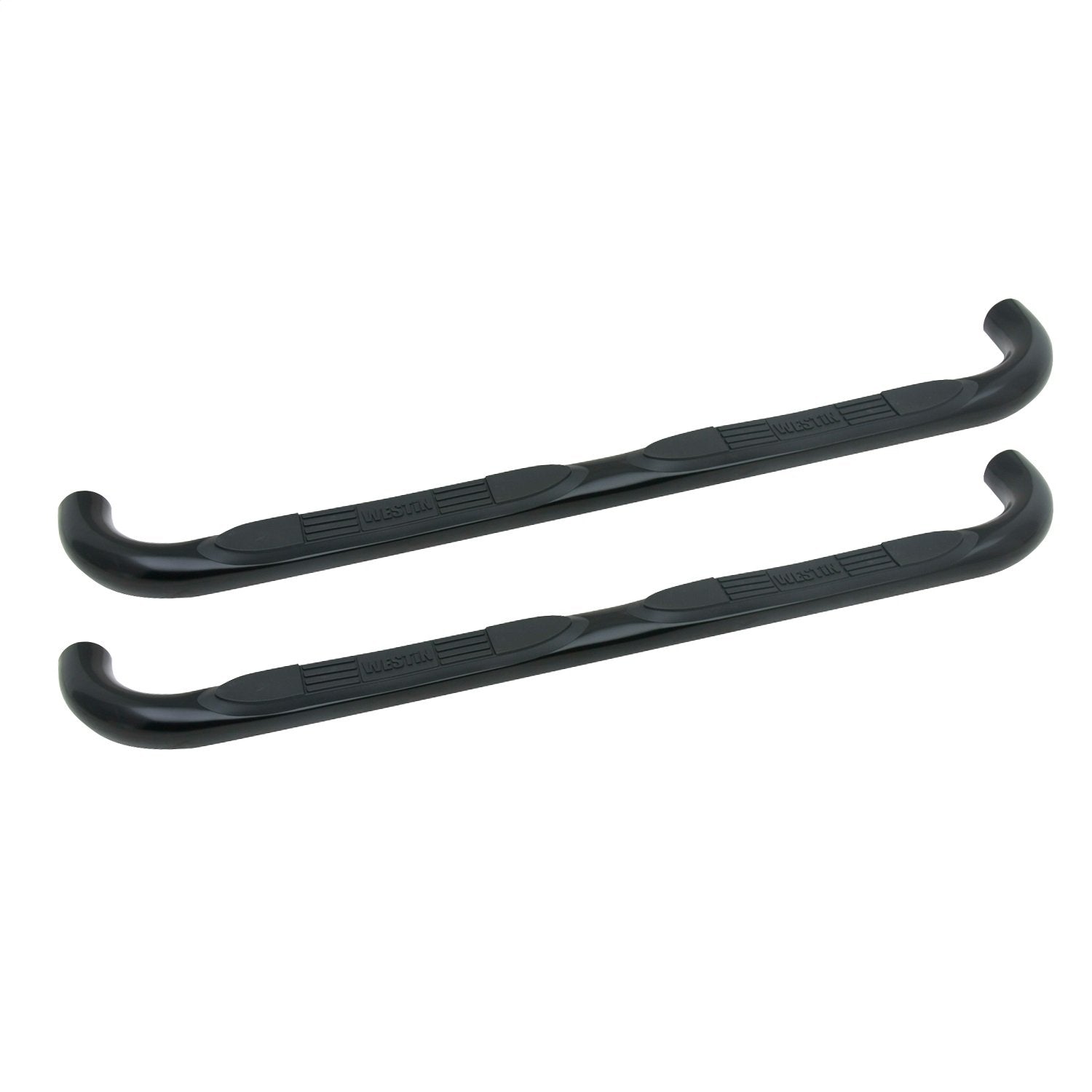 Westin 23-1555 E-Series 3 Round Nerf Bars Fits 1999-2011 Ranger Supercab 1998-2010 B-Series Pickup Extra Cab 4Door Black Pair