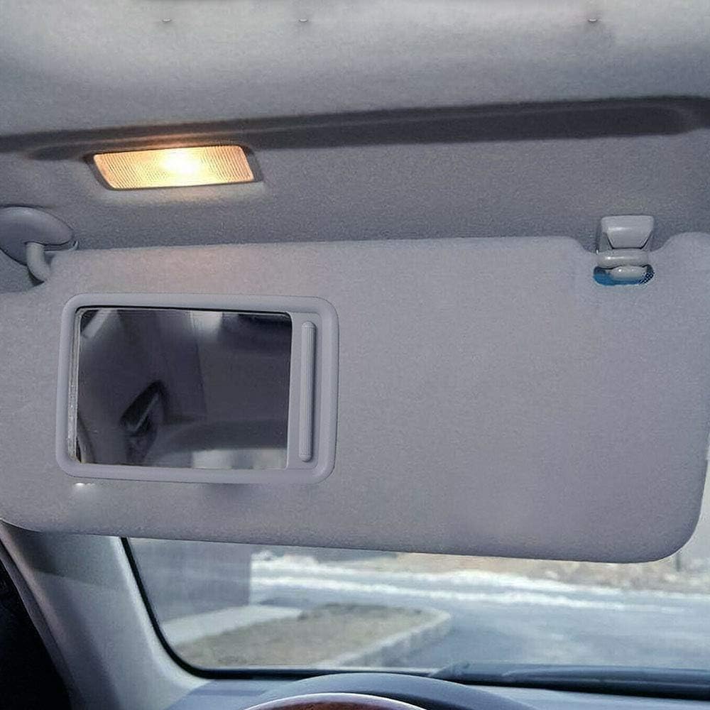 Dasbecan Left Driver & Right Passenger Side Sun Visor with Vanity Light Compatible with Toyota RAV4 2006-2013 Replaces# 74320-42