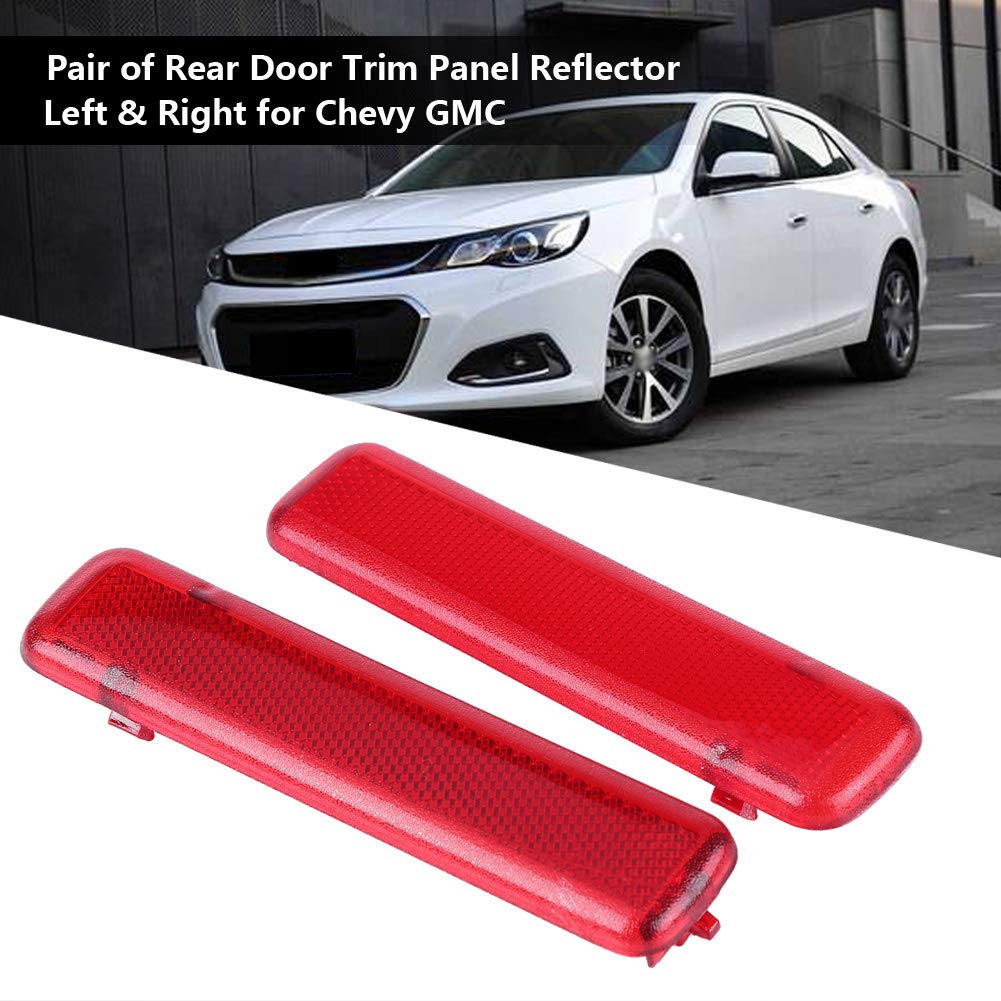 2005 Chevy Rear Door Reflector- Rear Door Reflector - Door Trim Panel Rear Door Trim Panel Reflector Light Cover for Chevy OE 15