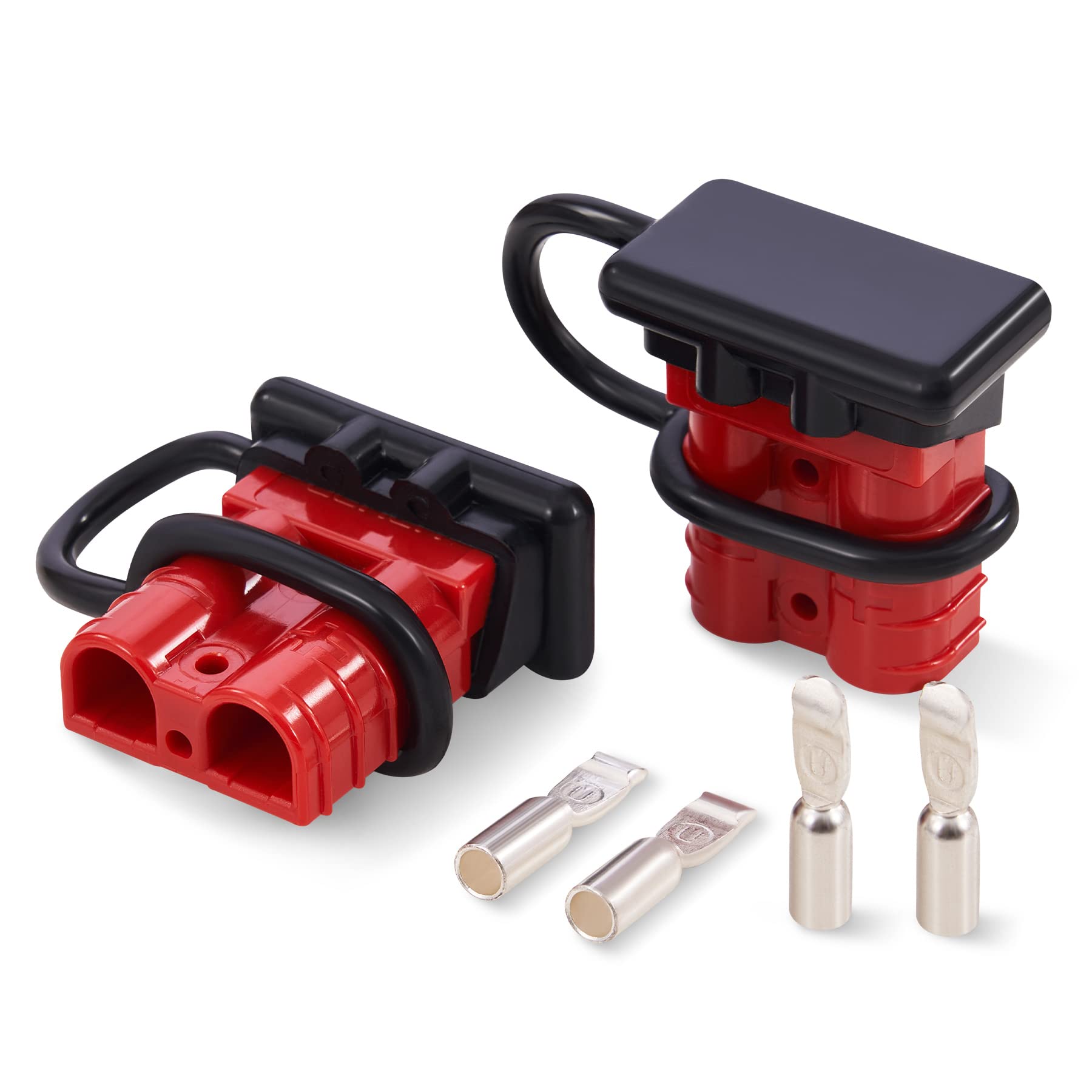 Orion Motor Tech Wire Connector 2 Pack, 50A Wire Harness Plug Kit for 6 to 12 Gauge Cables, 12V to 36V Battery Quick Connect Dis