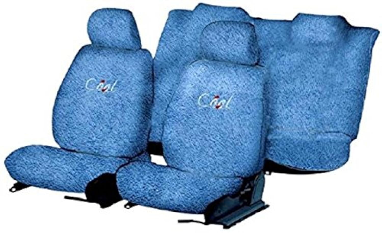 REXBURG Sweat Control (Blue) Towel Seat Cover for Maruti Zen (Old)