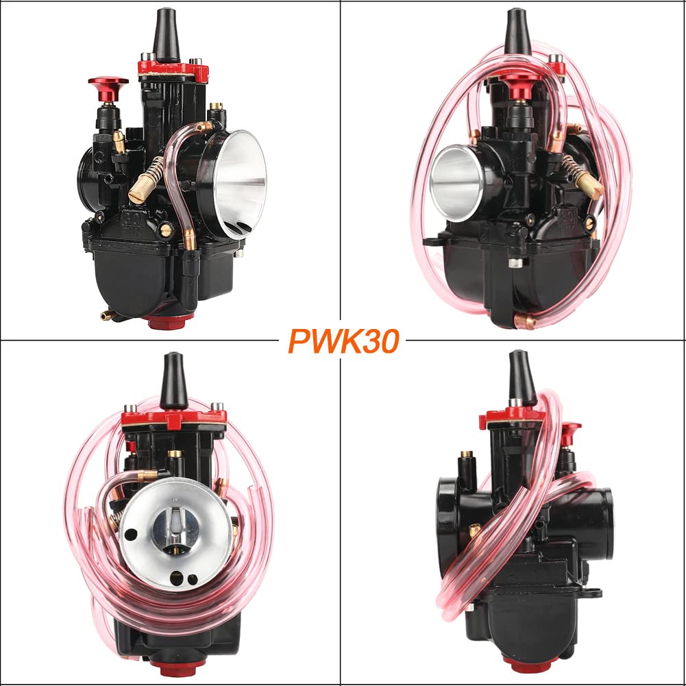 Pwk Carburetor 21 24 26 28 30 32 34Mm Racing Carb Universal 2T 4T Engine Dirt Bike Motocross Motorcycle Scooter Atv Quad (30Mm)