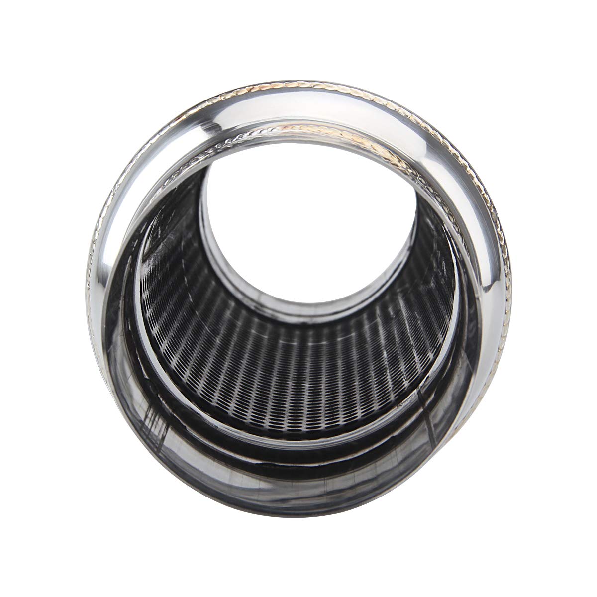 Lcgp 3'' Universal Resonator, Straight Through Performance Muffler, 16'' Overall Length