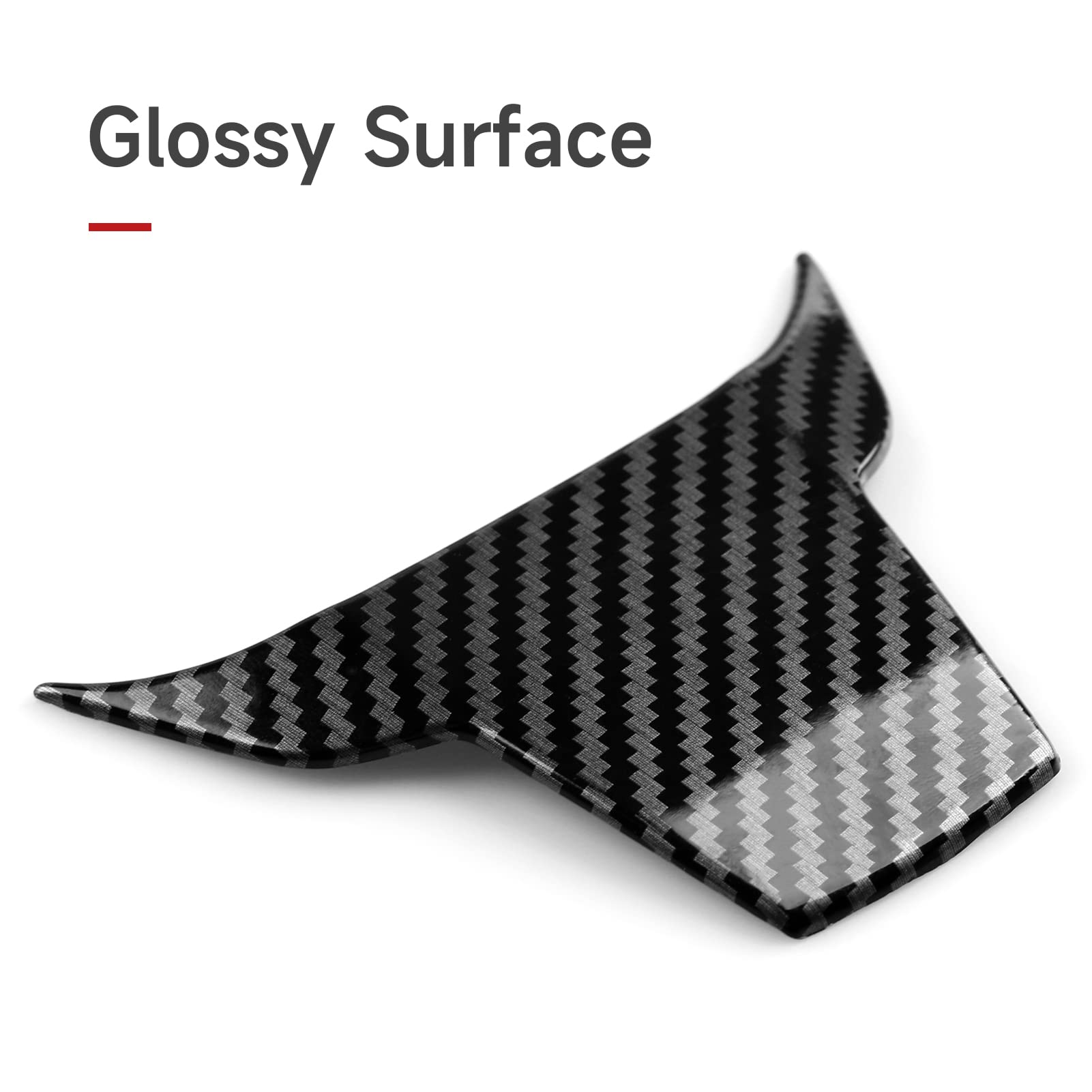 BRMYL Steering Wheel Decal for Honda Civic 2016 2017 2018 2019 2020 2021 Accessories ABS Carbon Fiber Interior Stickers