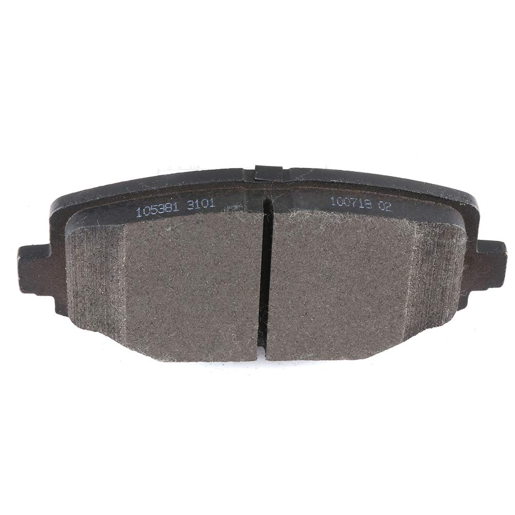 Cciyu D1589 D1596 Front & Rear Ceramic Brake Pads Set Fit For 12-16 For Chrysler Town & Country,12-16 For Dodge Grand Caravan,12