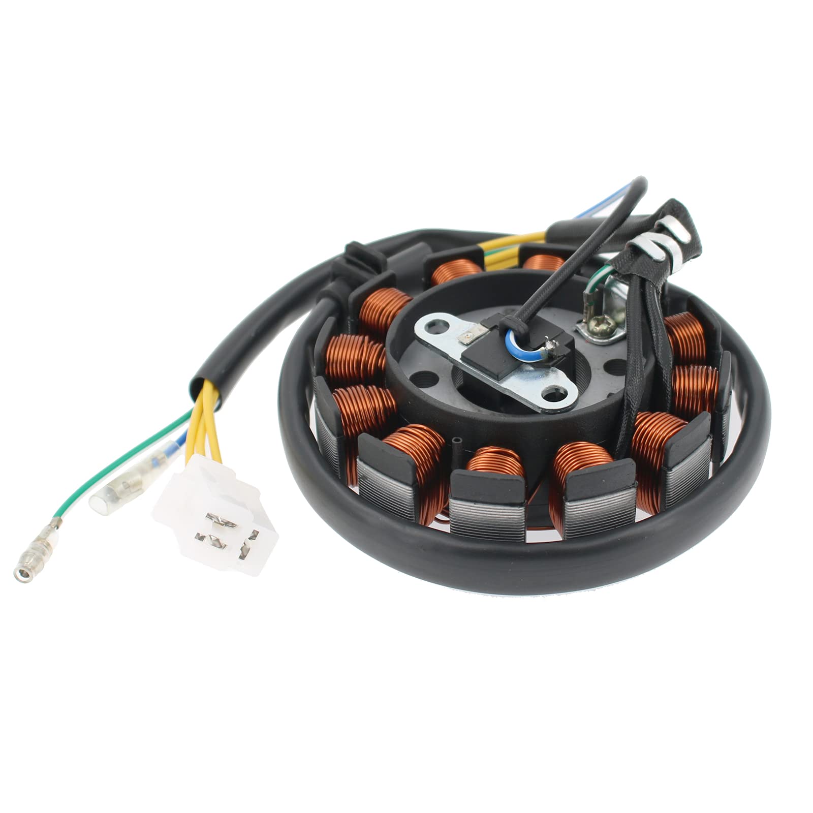 Glixal ATMT1-155-12 GY6 125cc 150cc 180cc 200cc 12 Coils Magneto Stator for Chinese Scooter Moped ATV Go Kart Quads 152QMI 157QM