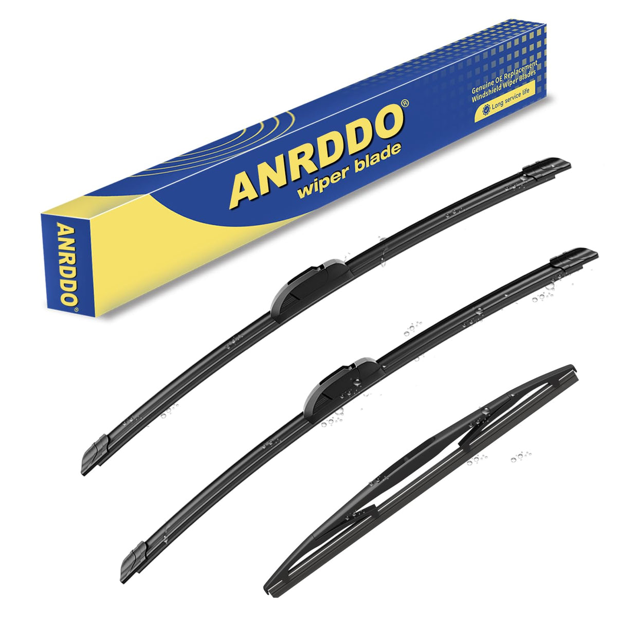3 Wipers Replacement For Nissan Murano 2009 2010 2011 2012 2013 2014 2015 Original Equipment Windshield Wiper Blades Set 26''+16