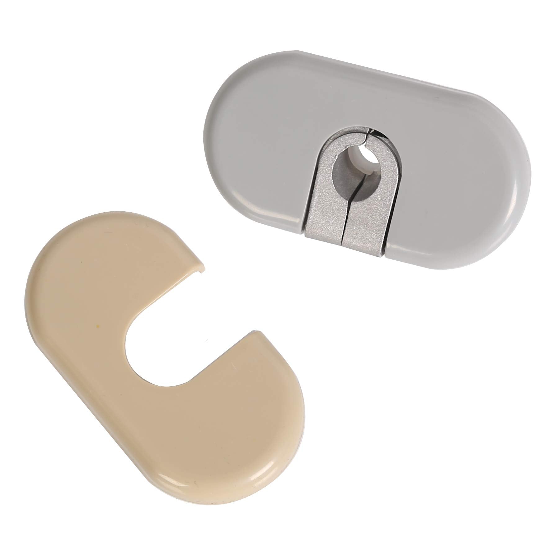 ECOTRIC Sun Visor Support Bracket & Cover Repair Kits Front Left Driver Side Compatible with 2002-2005 Ford Explorer Lincoln Aviator Mercury Monutaineer Replacement for 924-279, 4L2Z7804104BAB